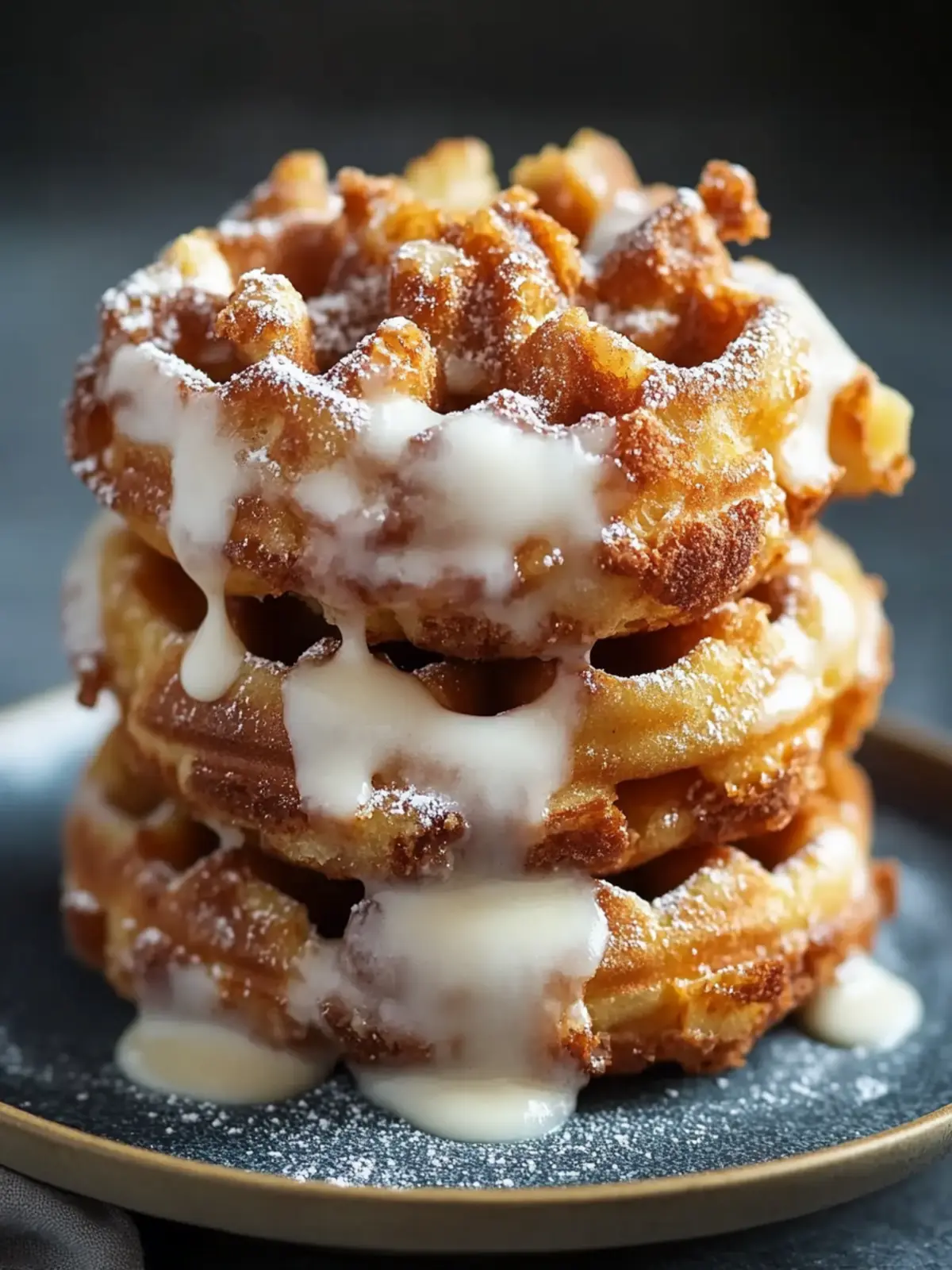 Elevate Brunch with Apple Fritter Waffle Donuts Delight 5 Apple Fritter Waffle Donuts