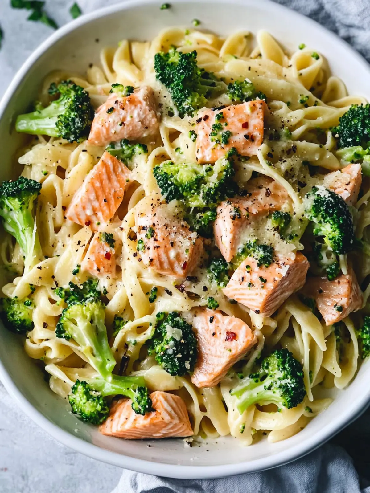 Savory Salmon and Broccoli Pasta Bake That's Pure Comfort 2 Salmon and Broccoli Pasta