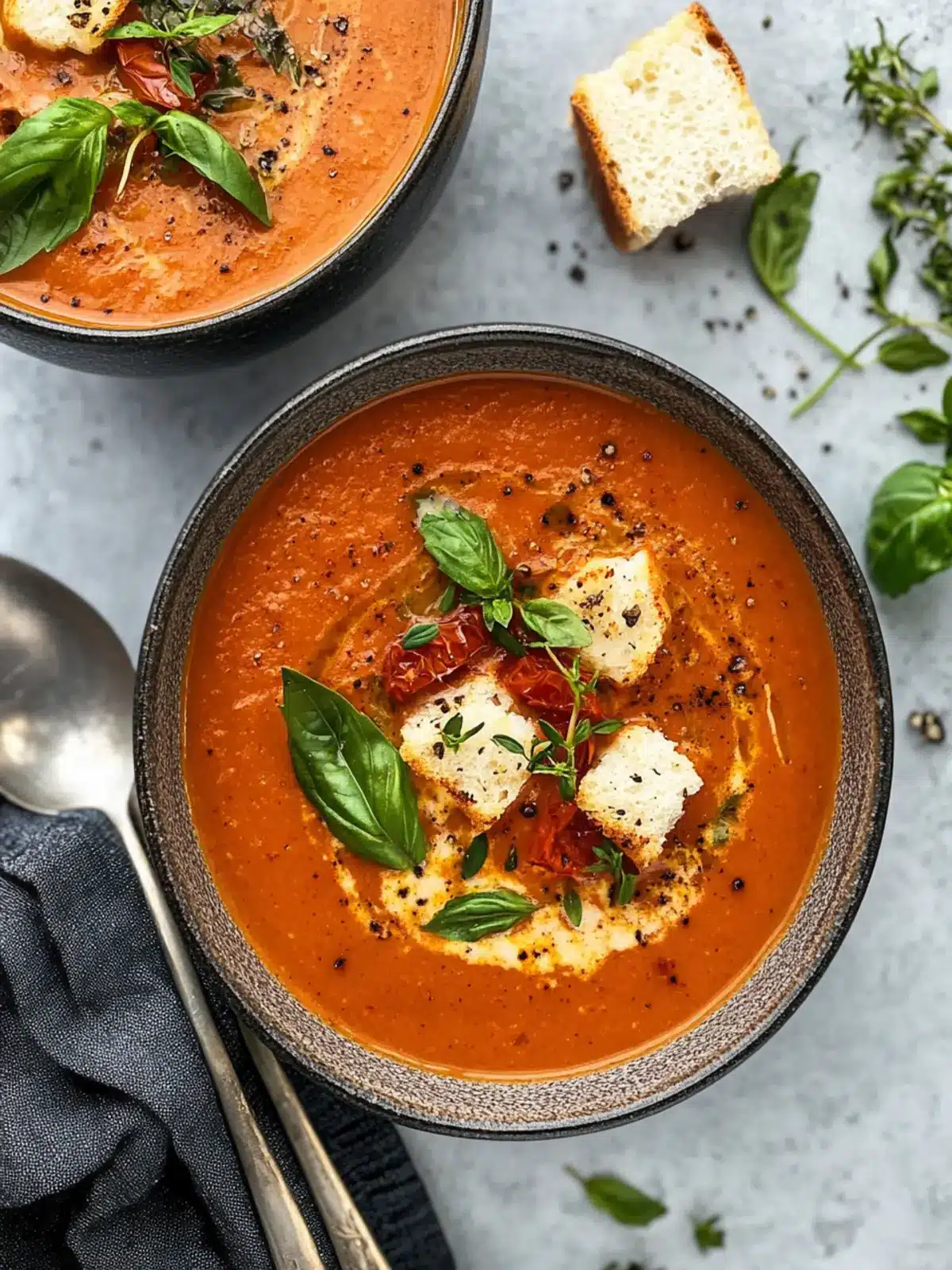 Ultimate Vegan Roasted Tomato Basil Soup for Cozy Nights 3 Roasted Tomato Basil Soup (vegan)