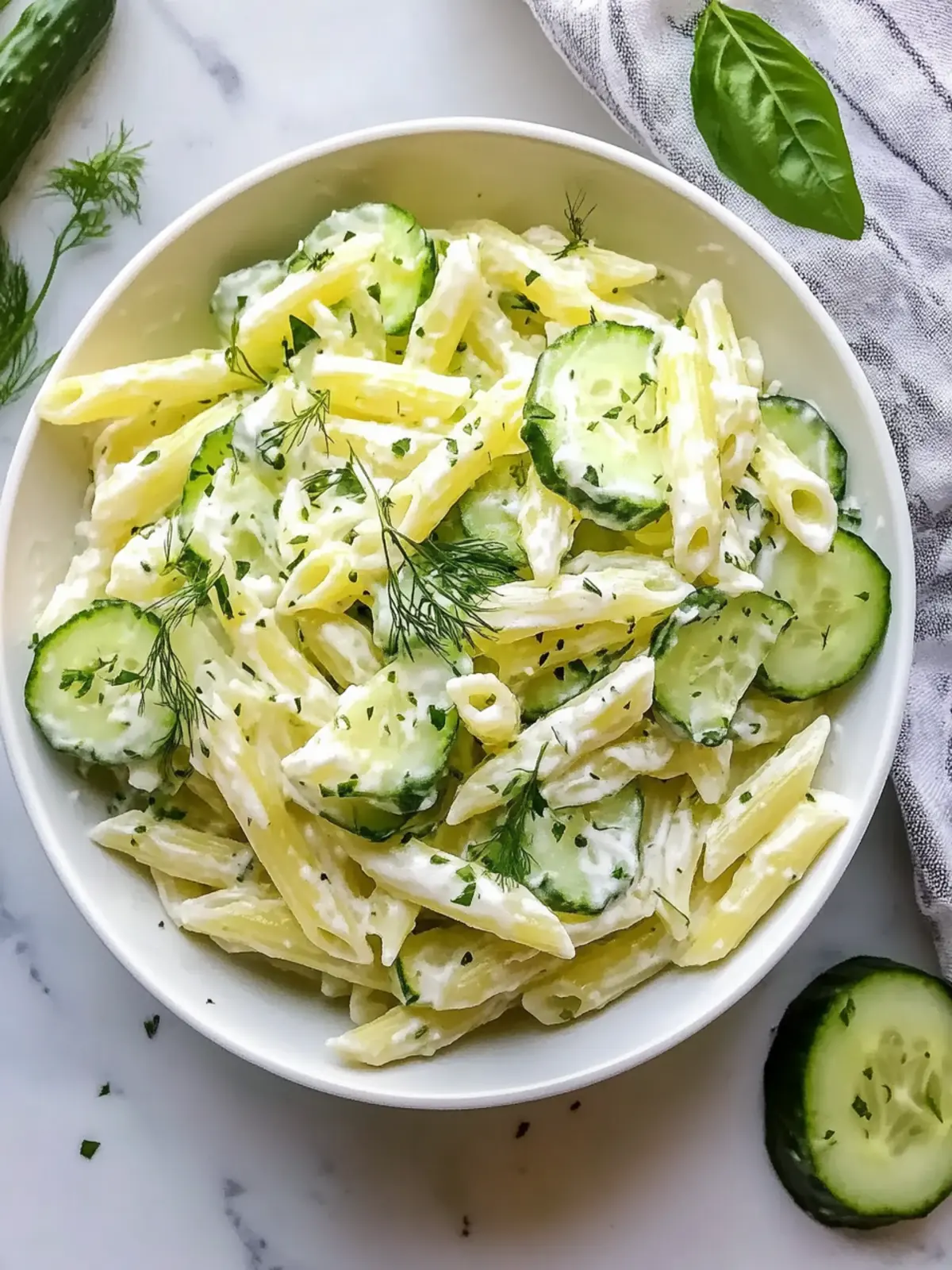 Delicious Healthy Cucumber Pasta Salad for Refreshing Summer Fun 3 Healthy Cucumber Pasta Salad