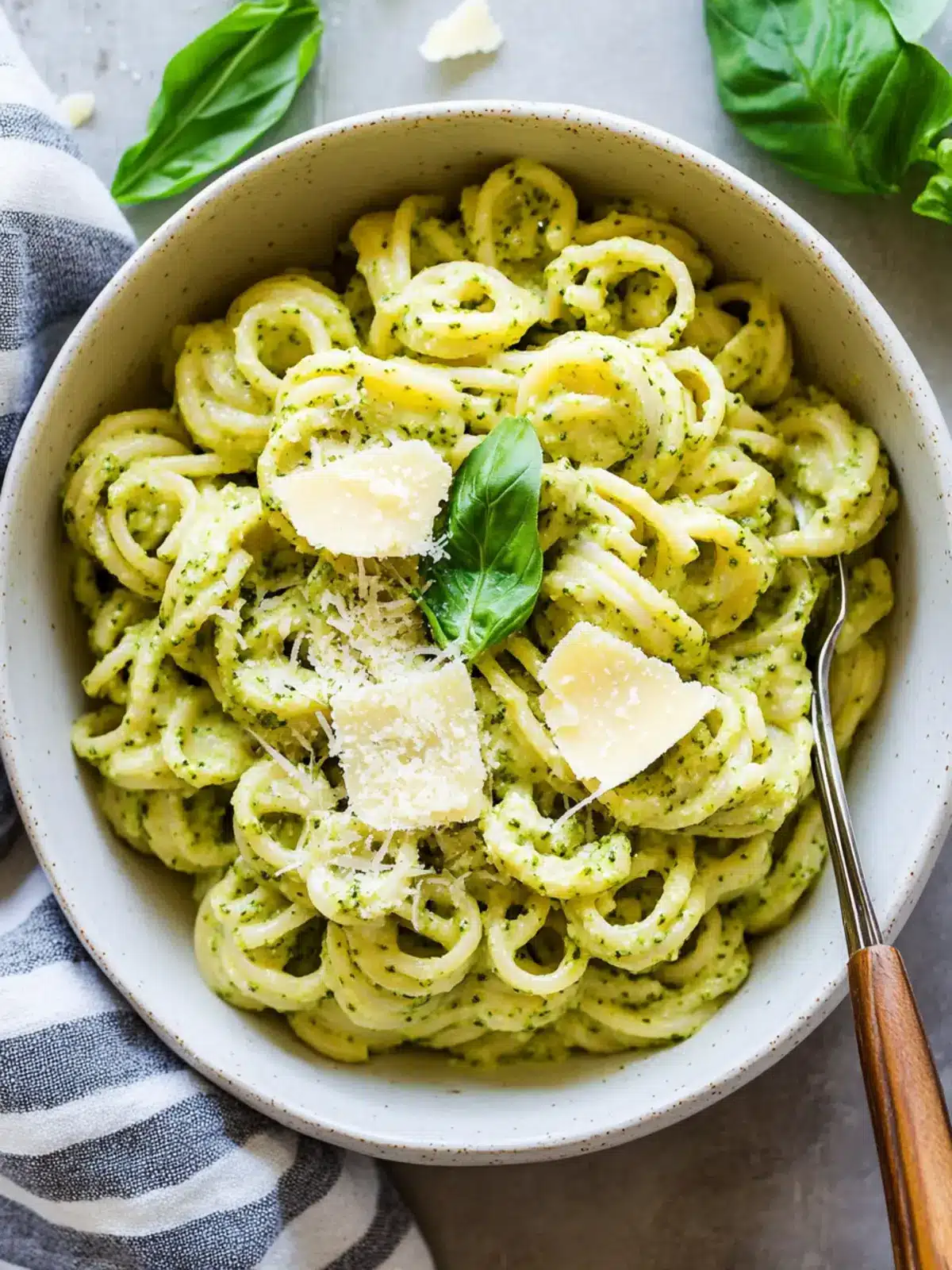 Cottage Cheese Creamy Pesto Pasta for Comfort Food Lovers 4 Cottage Cheese Creamy Pesto Pasta
