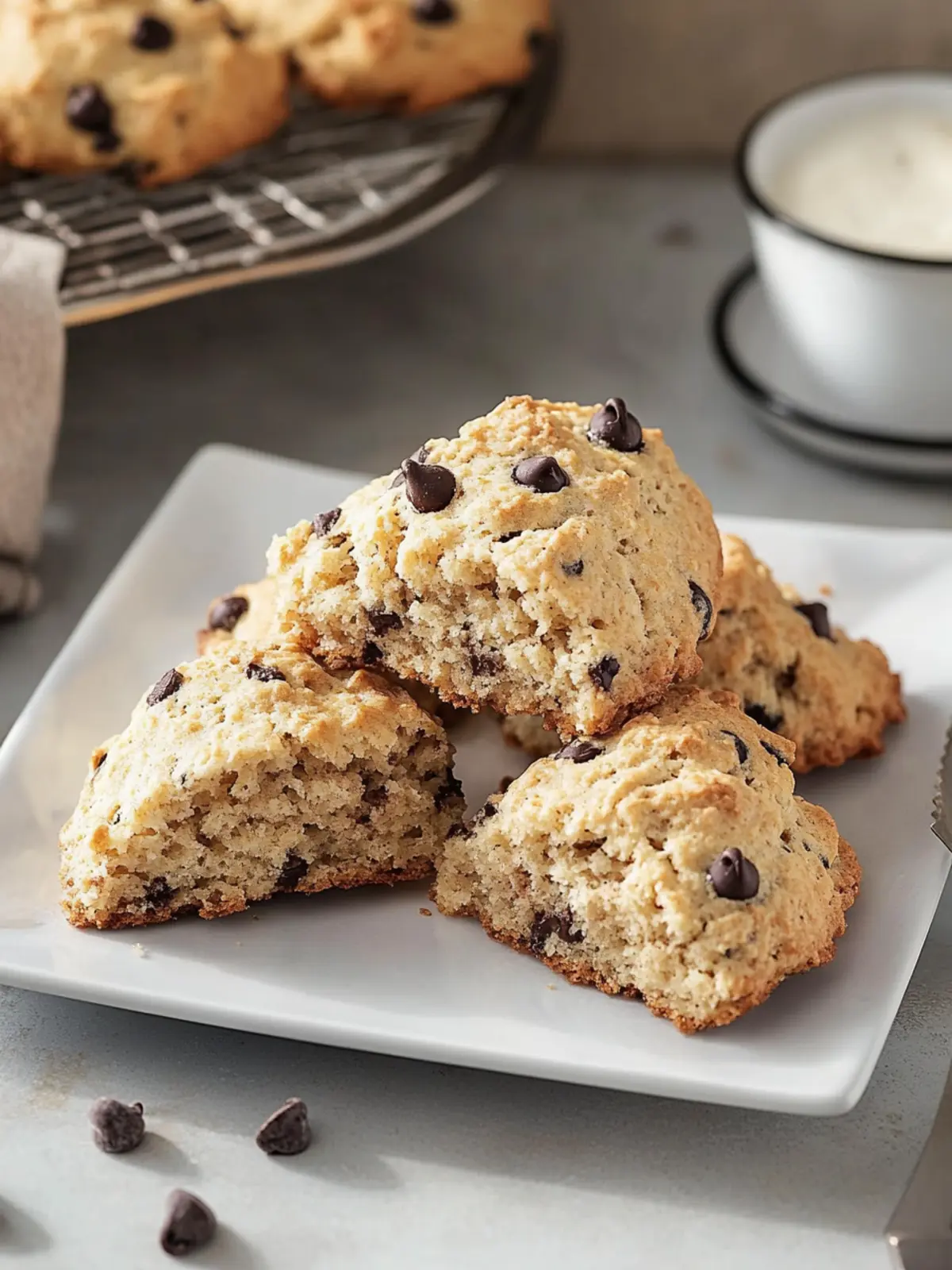 Decadent Banana Chocolate Chip Scones You’ll Love Baking 5 Banana Chocolate Chip Scones