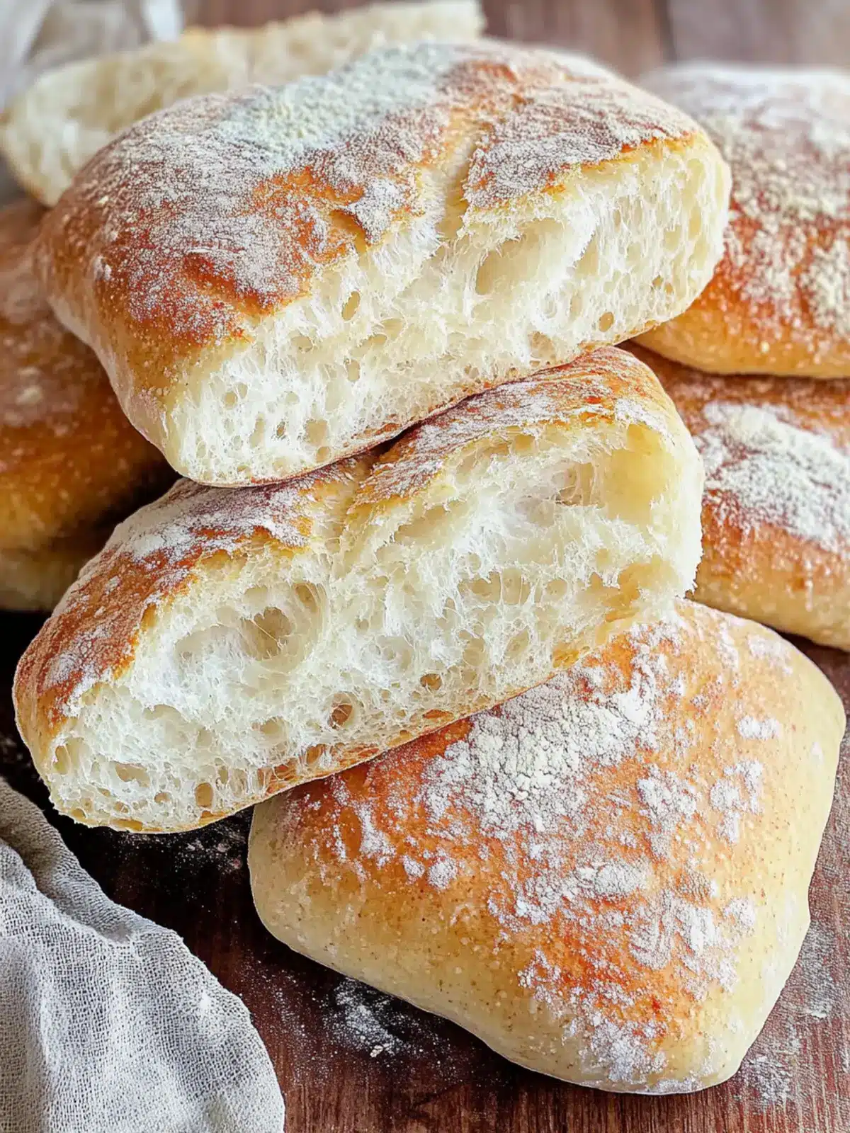 Italian Ciabatta Sandwich Bread: The Ultimate Fresh Delight 3 Italian Ciabatta Sandwich Bread