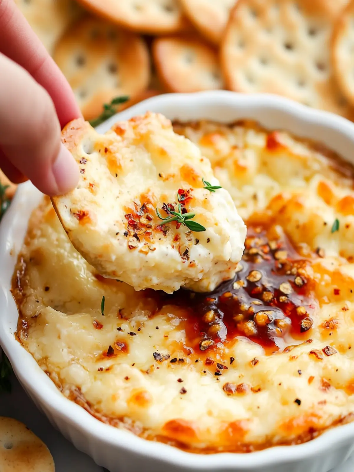 Melt-in-Your-Mouth Vegan Brie Dip with Pepper Jelly Delight 4 Vegan Brie Dip with Pepper Jelly