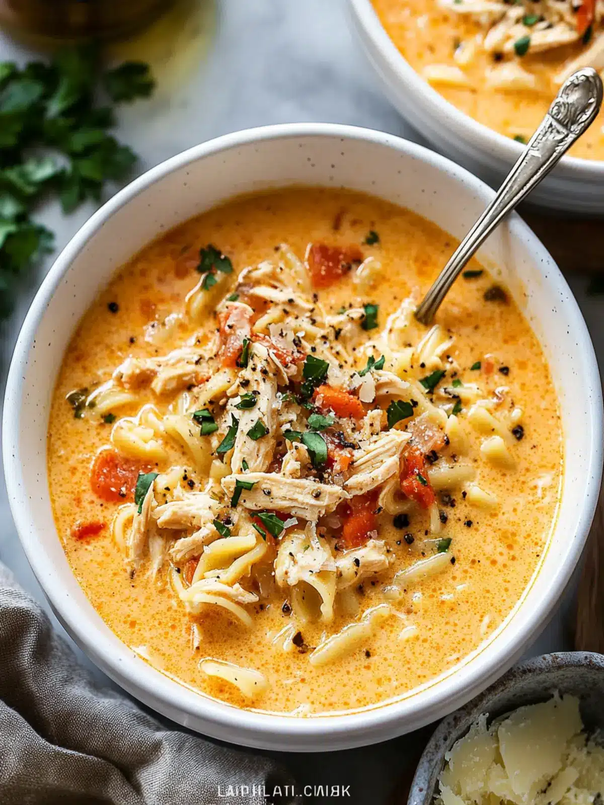 Creamy Cajun Chicken Pasta Soup That Will Wow Your Tastebuds 2 Creamy Cajun Chicken Pasta Soup