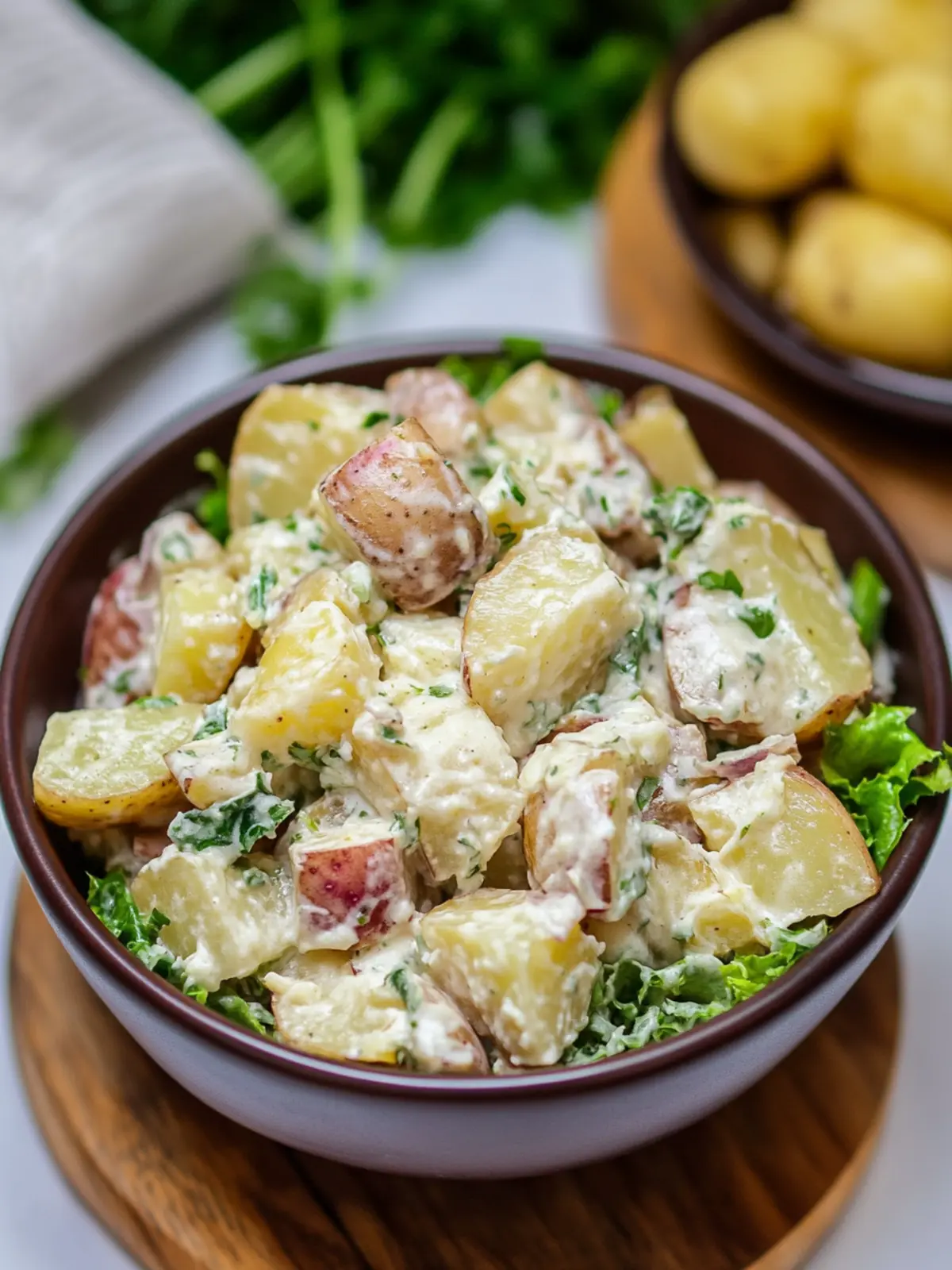 Tangy Caesar Potato Salad for a Flavorful Summer Side 3 Caesar Potato Salad