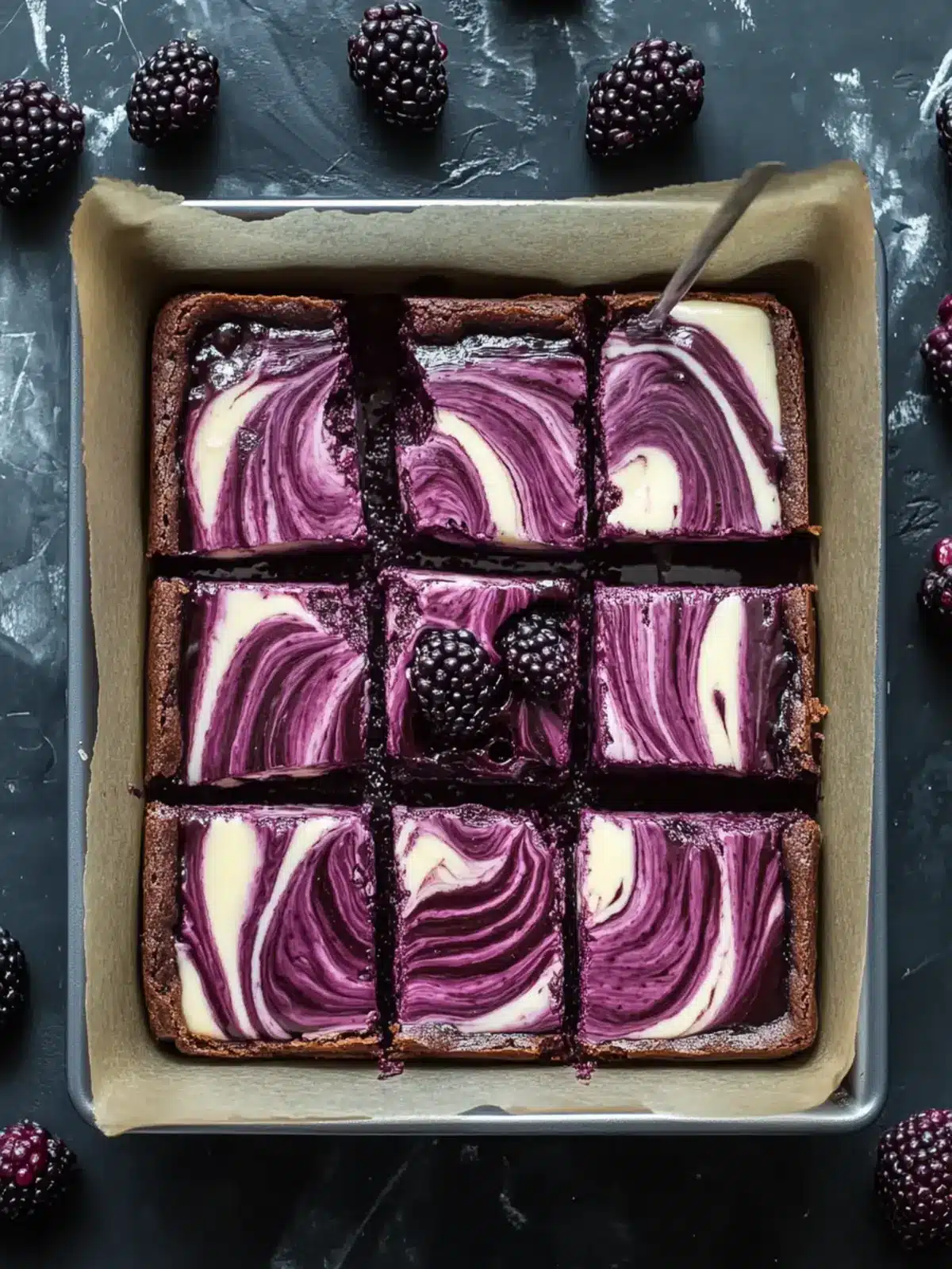 Irresistible Blackberry Cheesecake Brownies to Indulge In 4 Blackberry Cheesecake Brownies