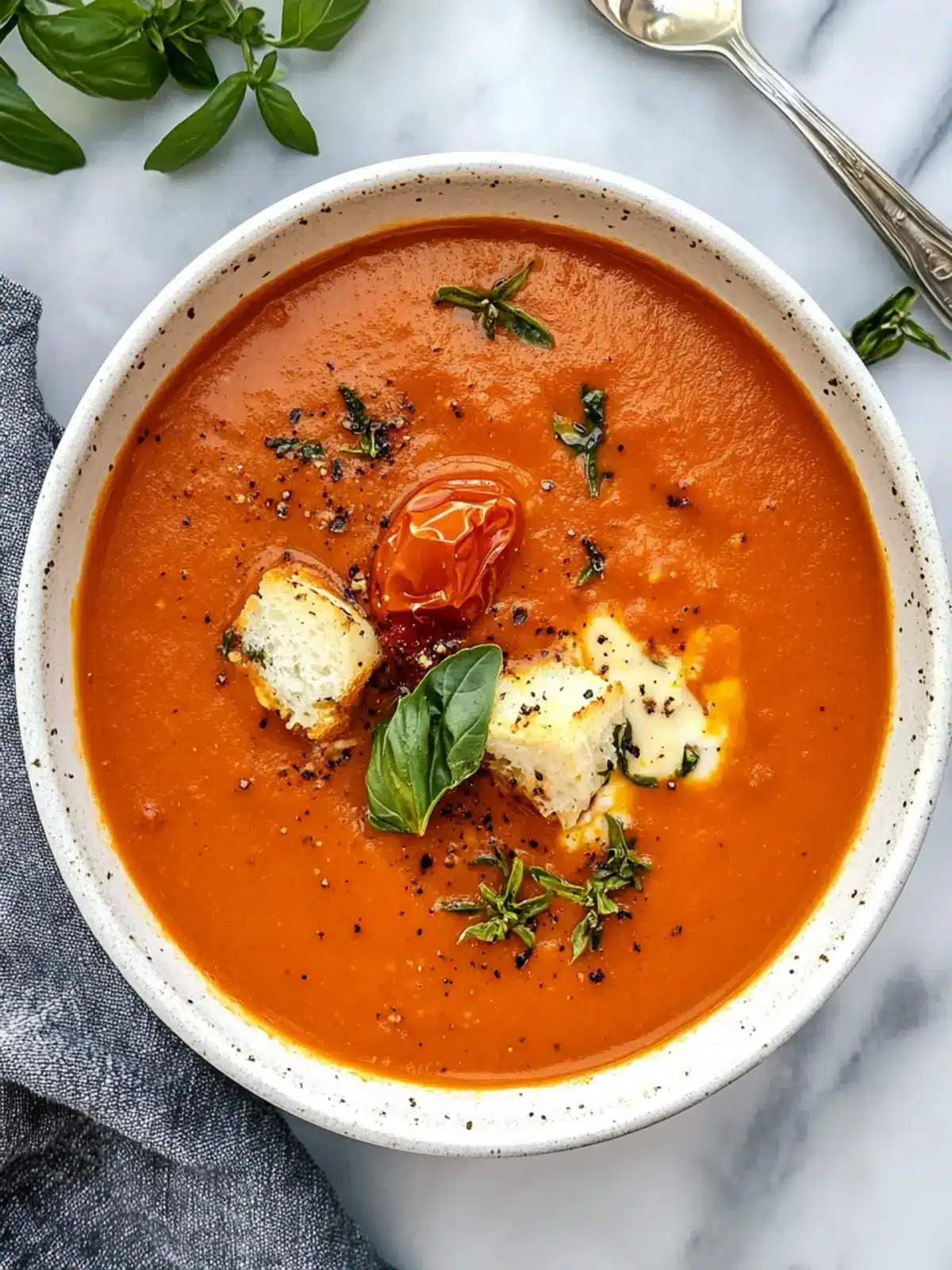 Ultimate Vegan Roasted Tomato Basil Soup for Cozy Nights 5 Roasted Tomato Basil Soup (vegan)