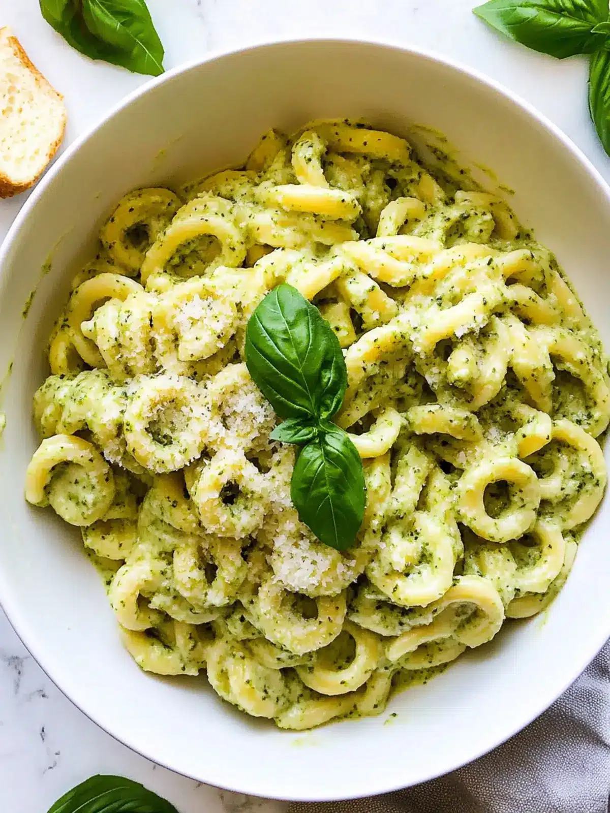 Cottage Cheese Creamy Pesto Pasta for Comfort Food Lovers 5 Cottage Cheese Creamy Pesto Pasta