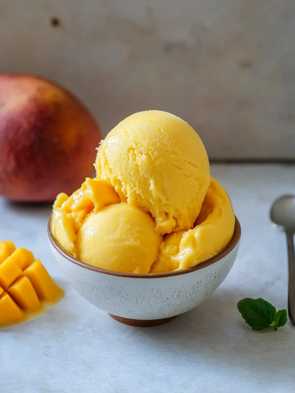 Splash Into Summer with Ninja Creami Mango Sorbet Delight 5 Ninja Creami Mango Sorbet
