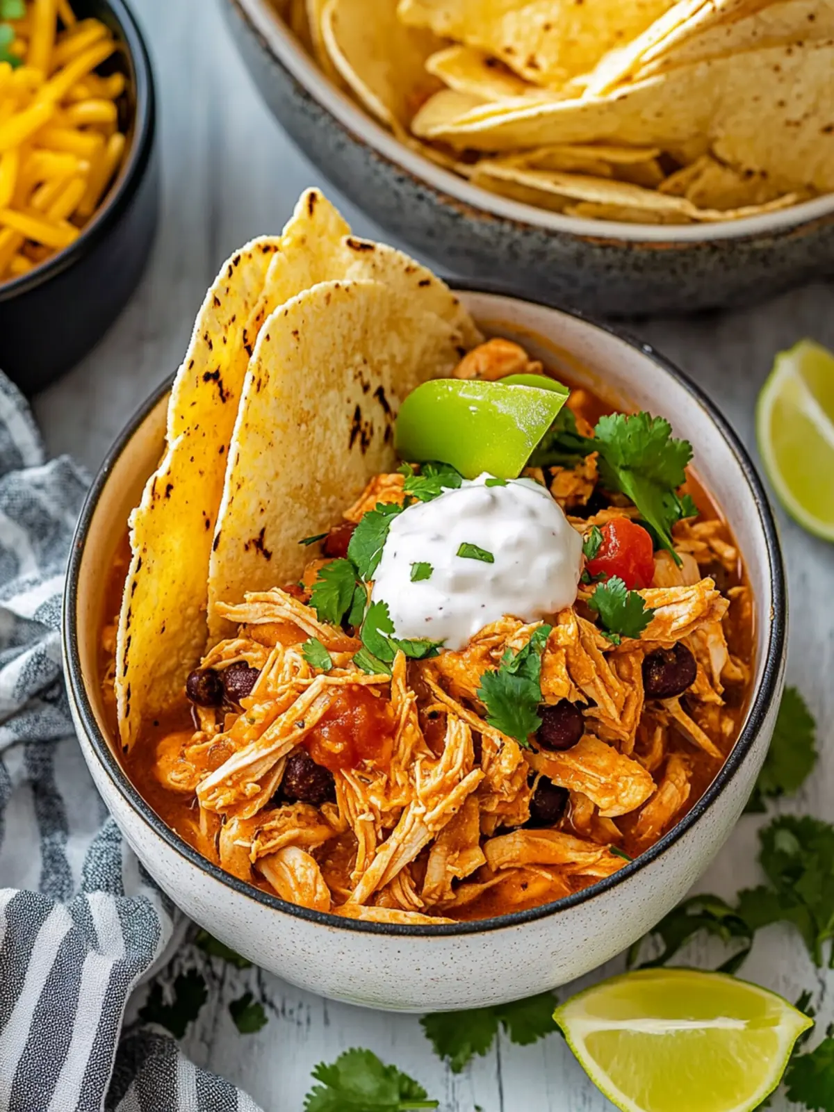 Deliciously Easy Crockpot Taco Chicken for Busy Weeknights 3 Crockpot Taco Chicken