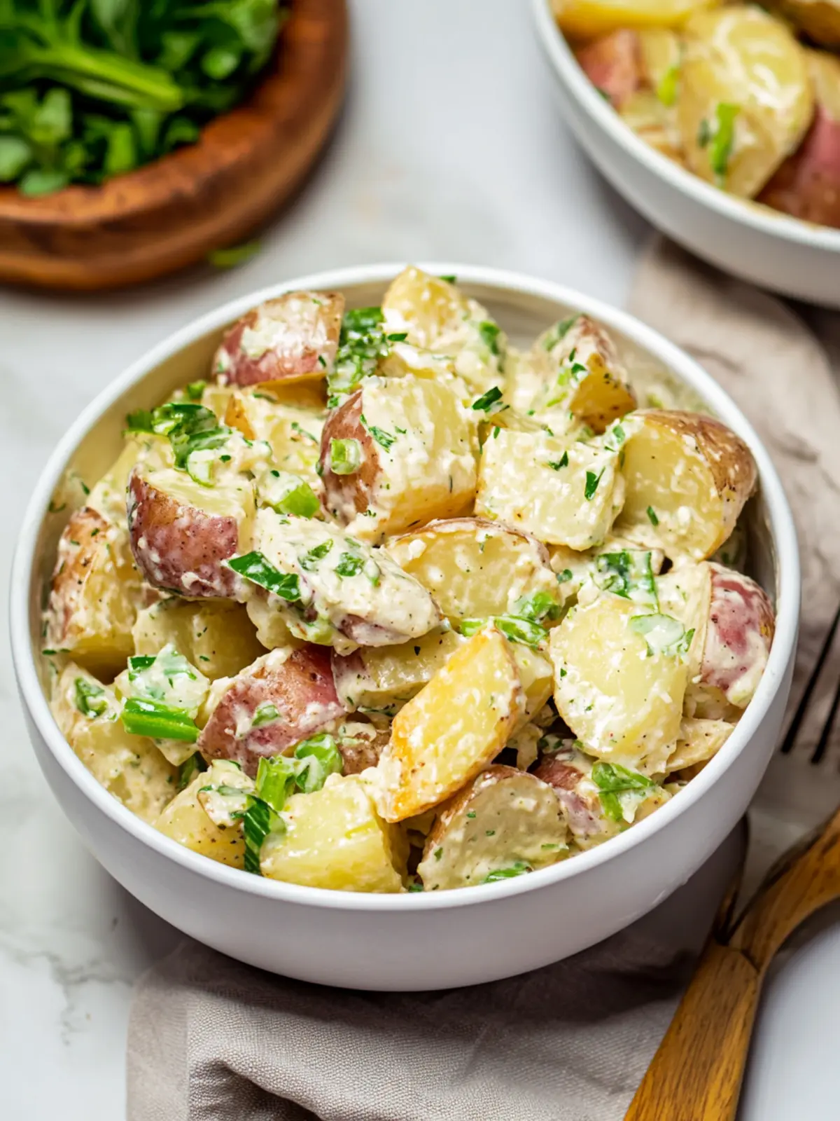 Tangy Caesar Potato Salad for a Flavorful Summer Side 4 Caesar Potato Salad