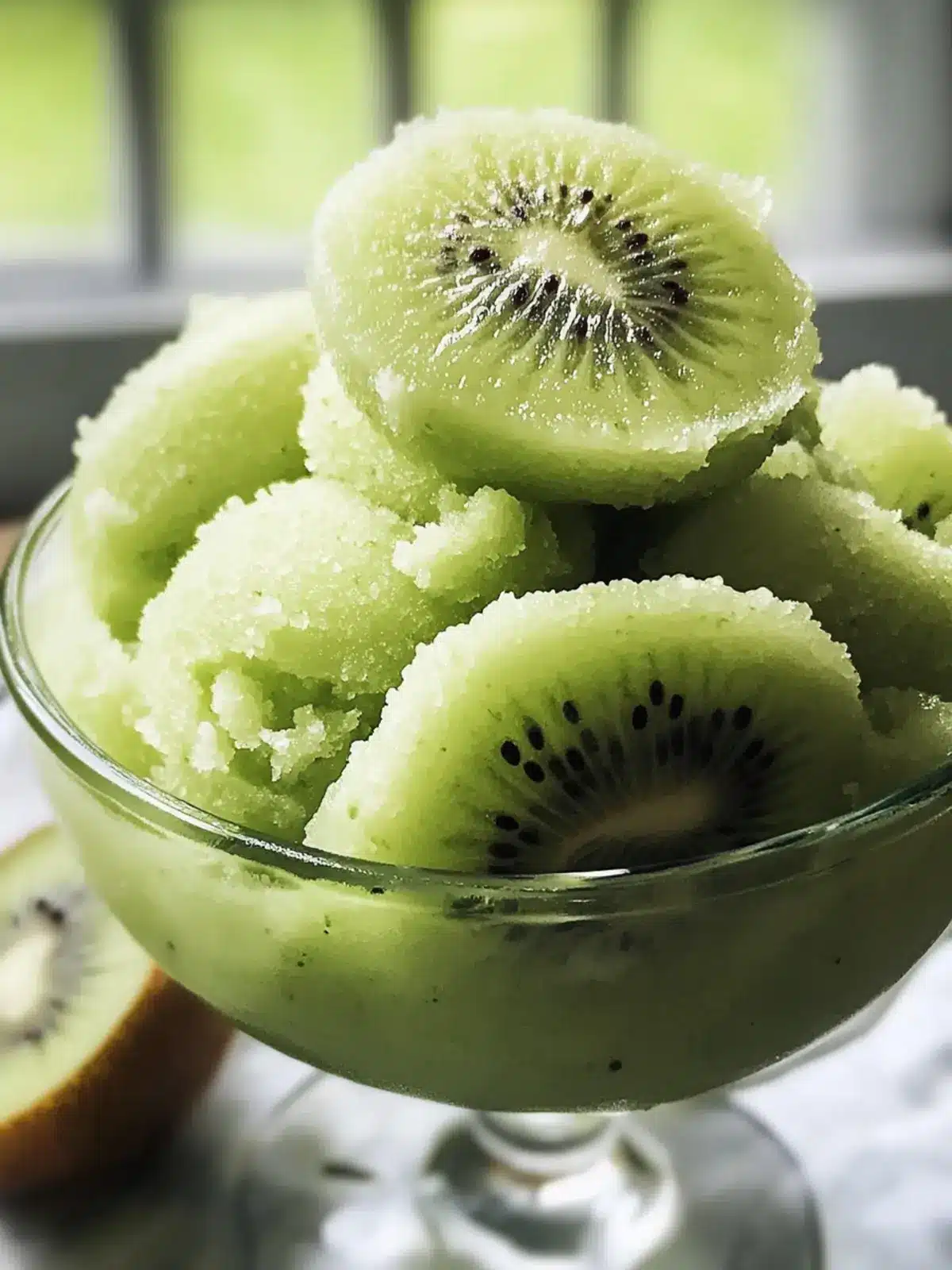 Delicious Kiwi Sorbet: Your Guilt-Free Sweet Escape 2 Delicious Kiwi Sorbet