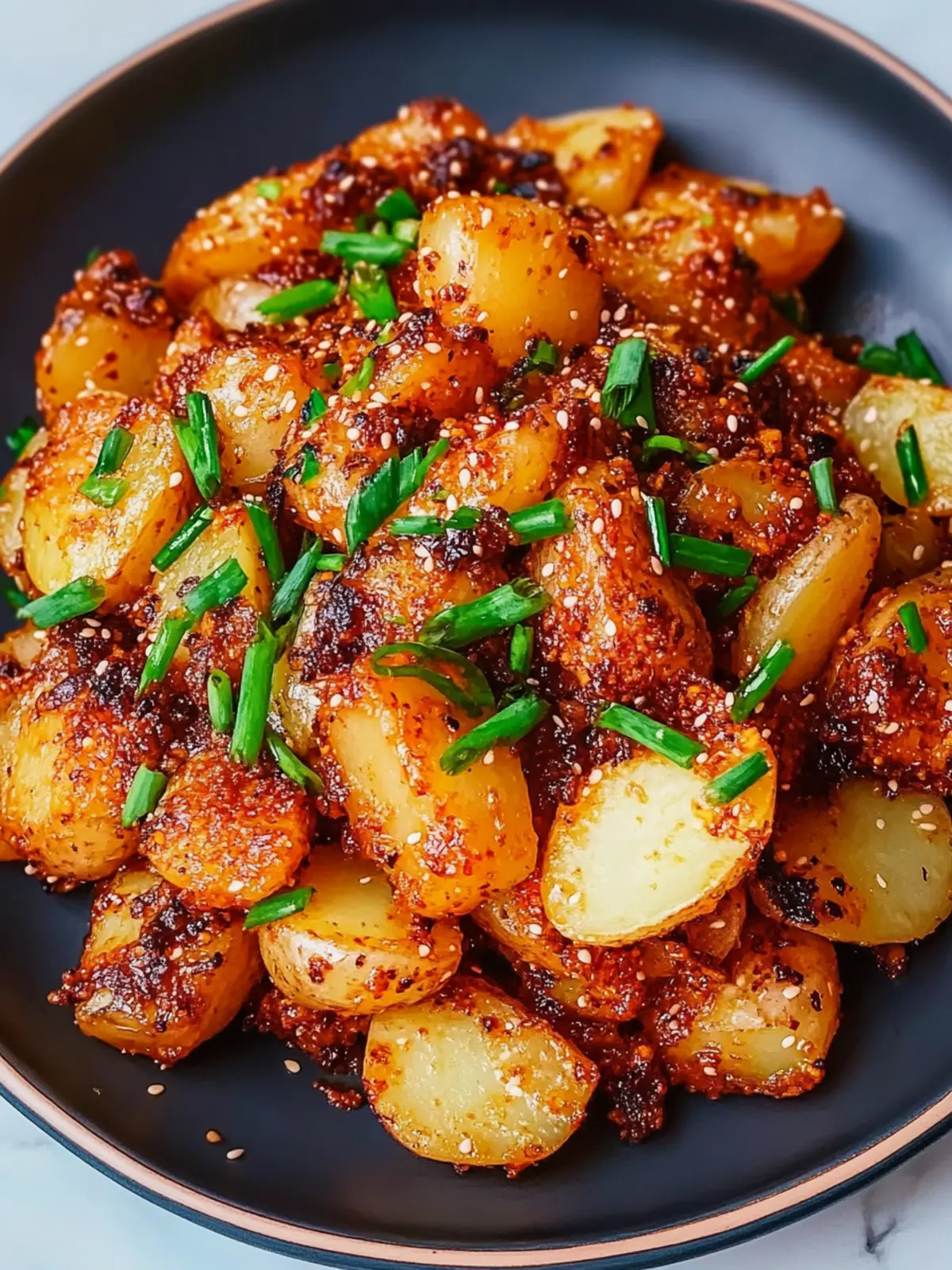 Crispy Gochujang Potato Salad: A Bold Vegan Twist 4 Crispy Gochujang Potato Salad