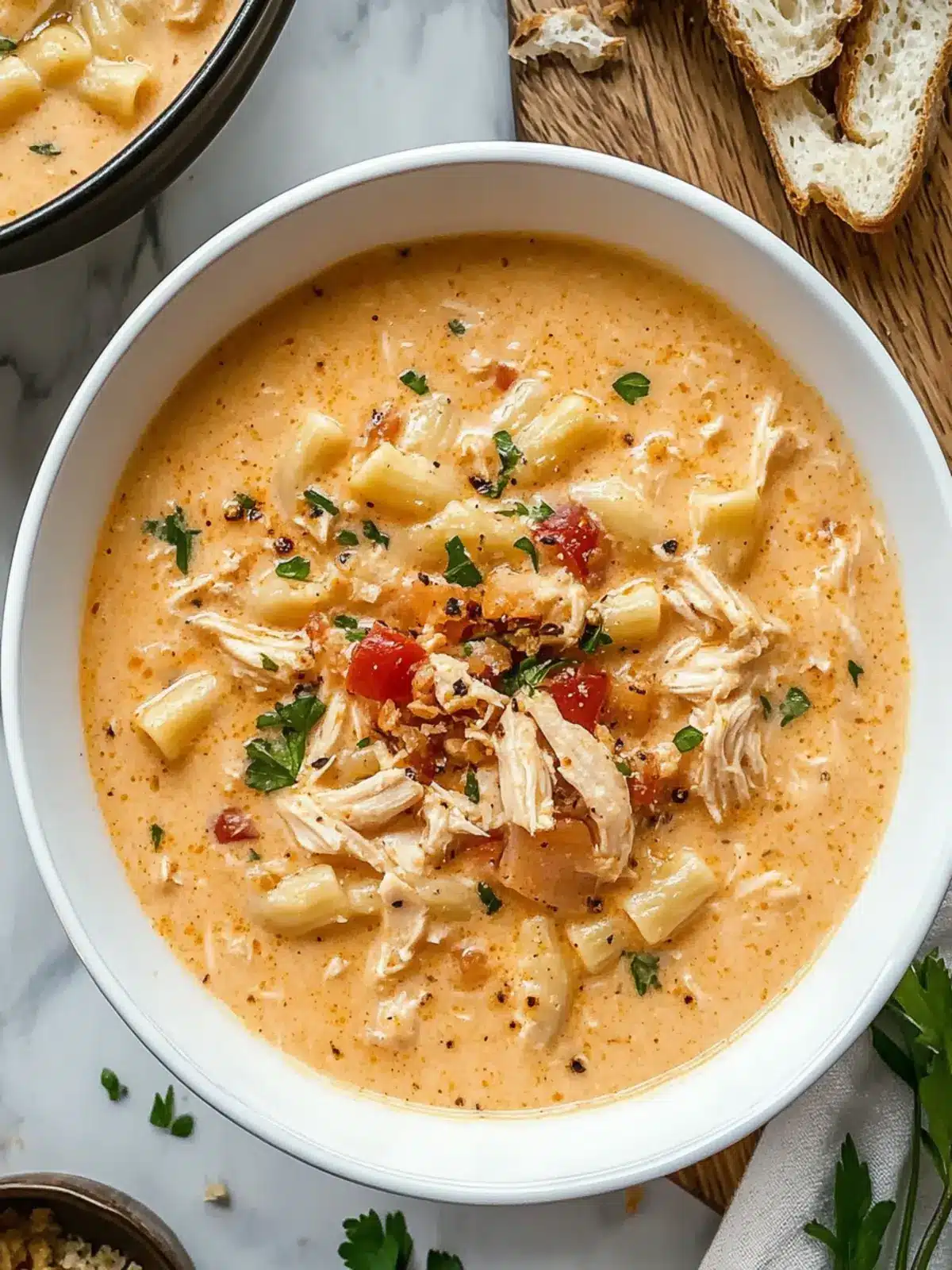 Creamy Cajun Chicken Pasta Soup That Will Wow Your Tastebuds 3 Creamy Cajun Chicken Pasta Soup