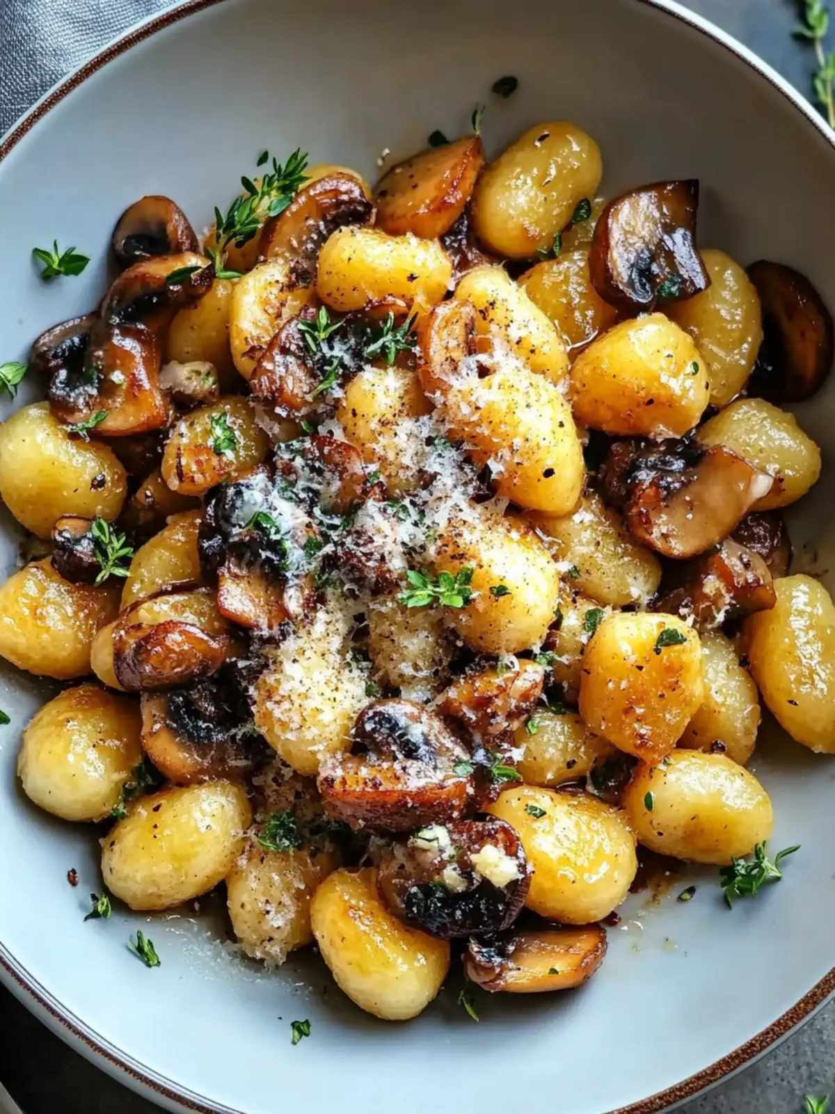 Pan-Fried Gnocchi with Garlic Butter Mushrooms for Cozy Nights 4 Pan-Fried Gnocchi with Garlic Butter Mushrooms
