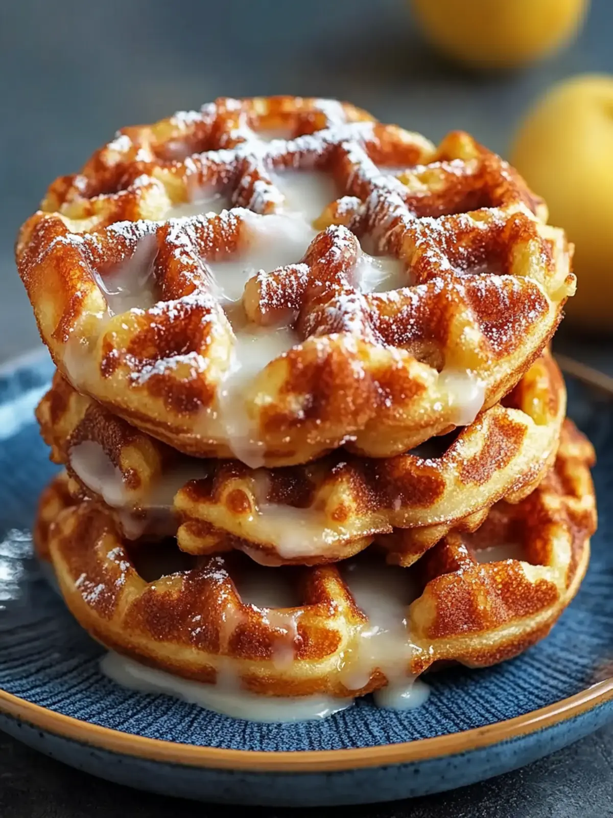 Elevate Brunch with Apple Fritter Waffle Donuts Delight 4 Apple Fritter Waffle Donuts