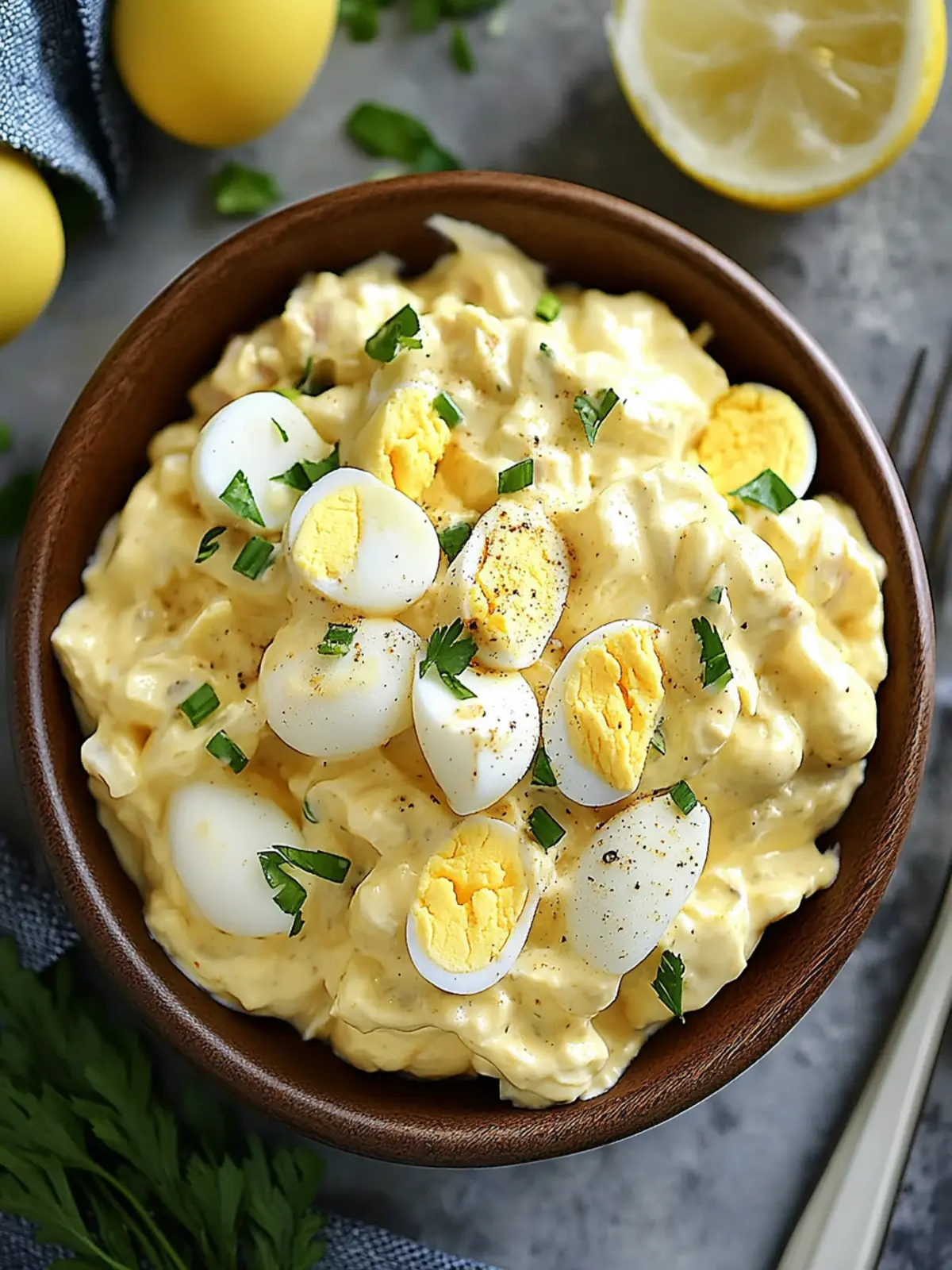 Creamy Low-Carb Greek Yogurt Egg Salad for a Fresh Twist 4 Creamy Low-Carb Greek Yogurt Egg Salad