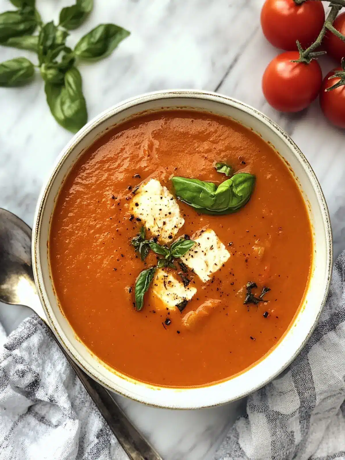 Ultimate Vegan Roasted Tomato Basil Soup for Cozy Nights 2 Roasted Tomato Basil Soup (vegan)