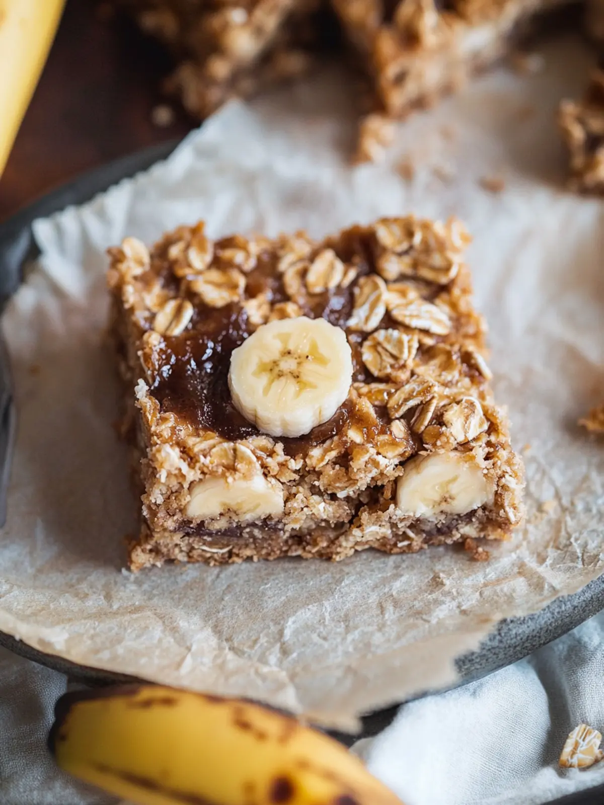 Delicious Banana Oatmeal Bars That Make Snack Time Awesome 4 Banana Oatmeal Bars