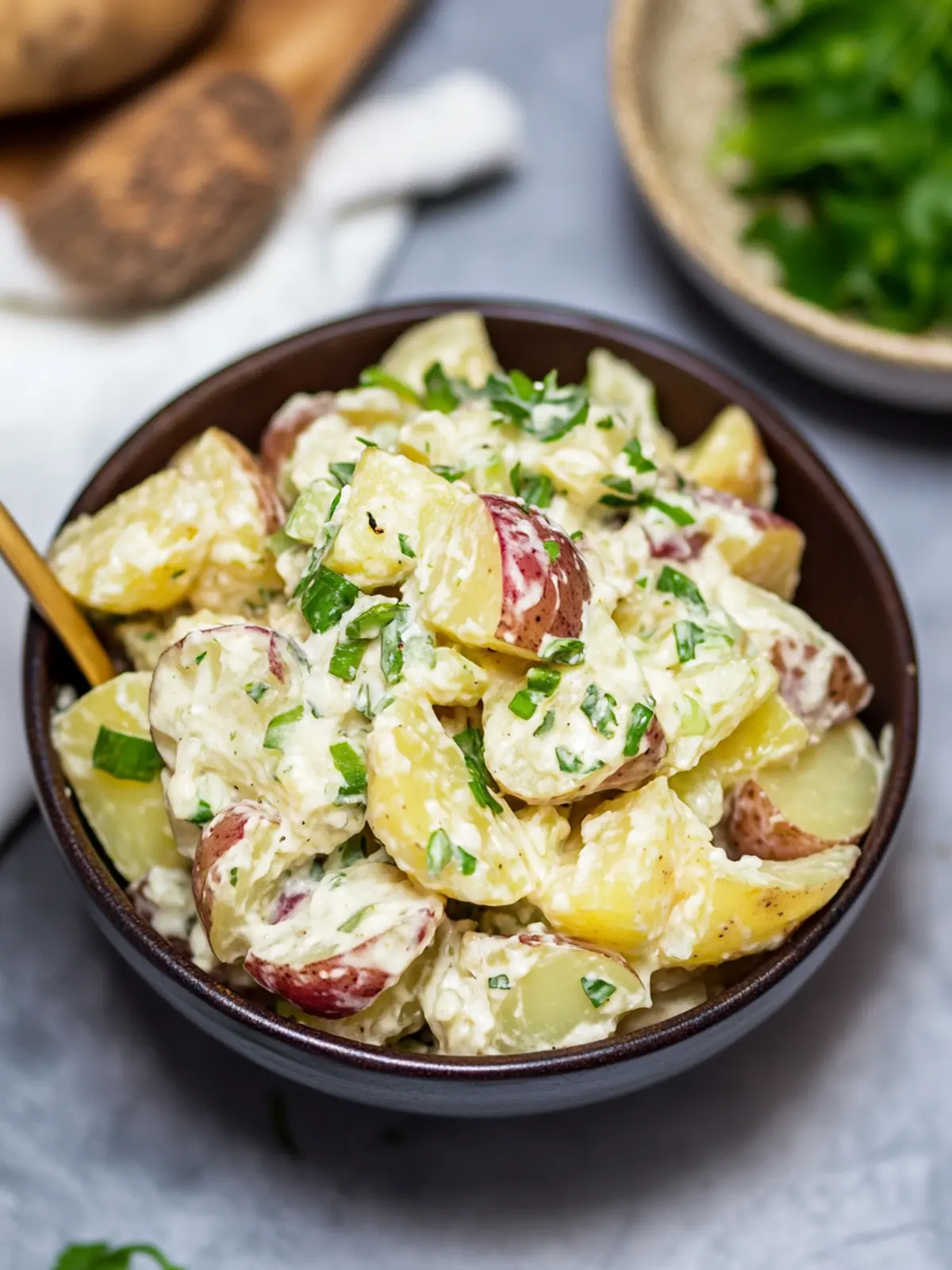 Tangy Caesar Potato Salad for a Flavorful Summer Side 5 Caesar Potato Salad