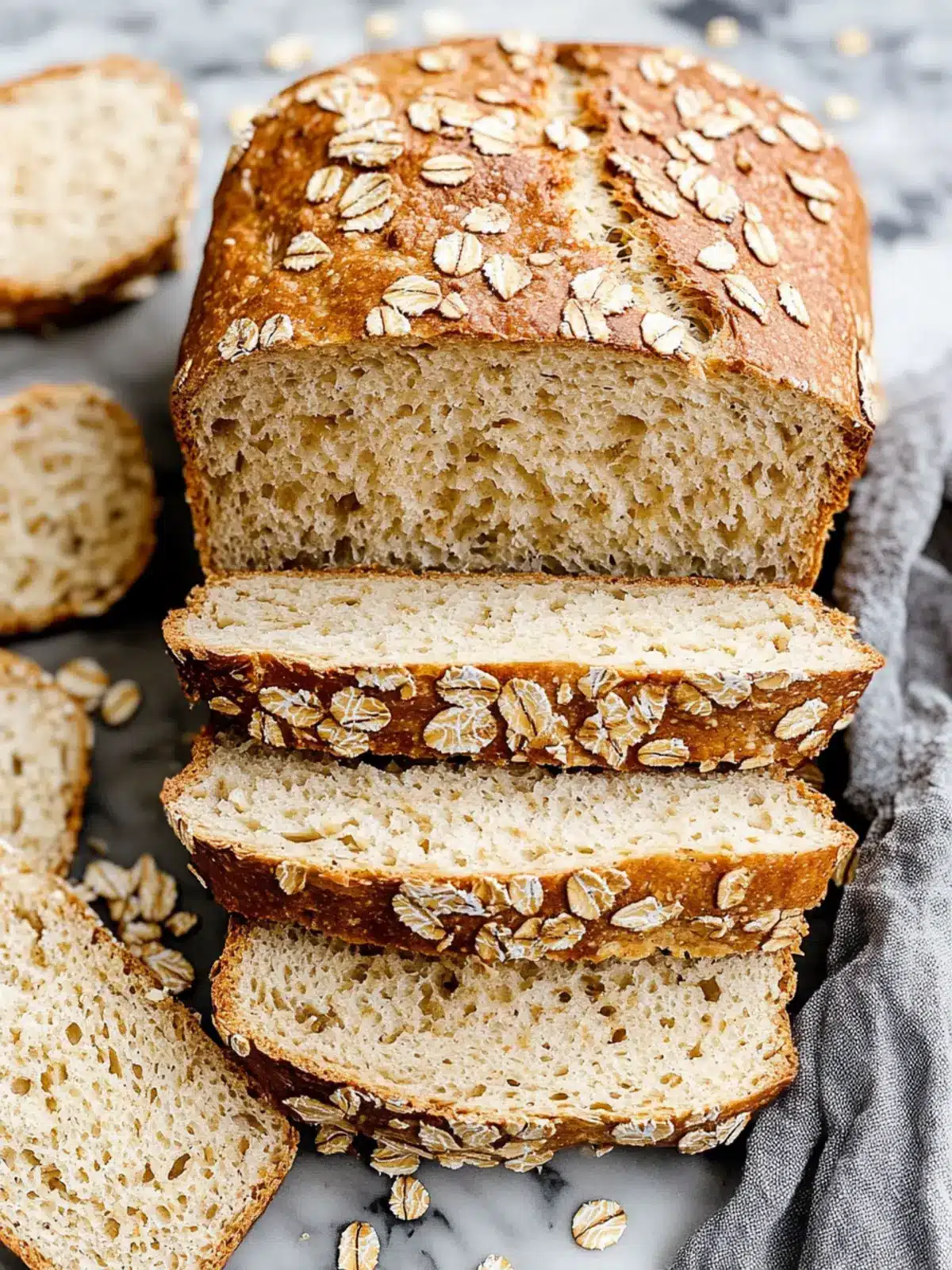 No-Knead Honey Oat Bread That Makes Mornings Magical 4 No-Knead Honey Oat Bread