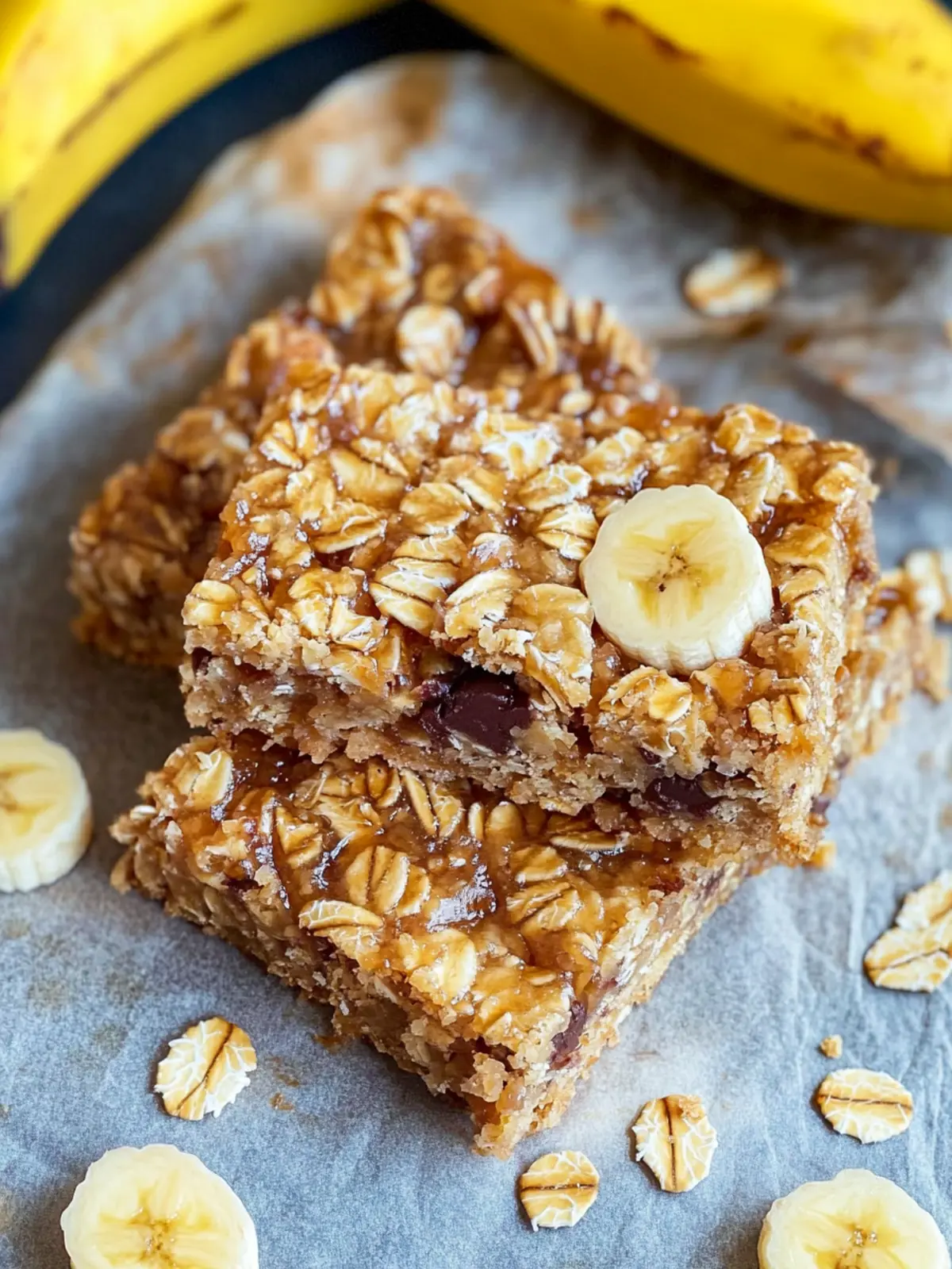 Delicious Banana Oatmeal Bars That Make Snack Time Awesome 2 Banana Oatmeal Bars