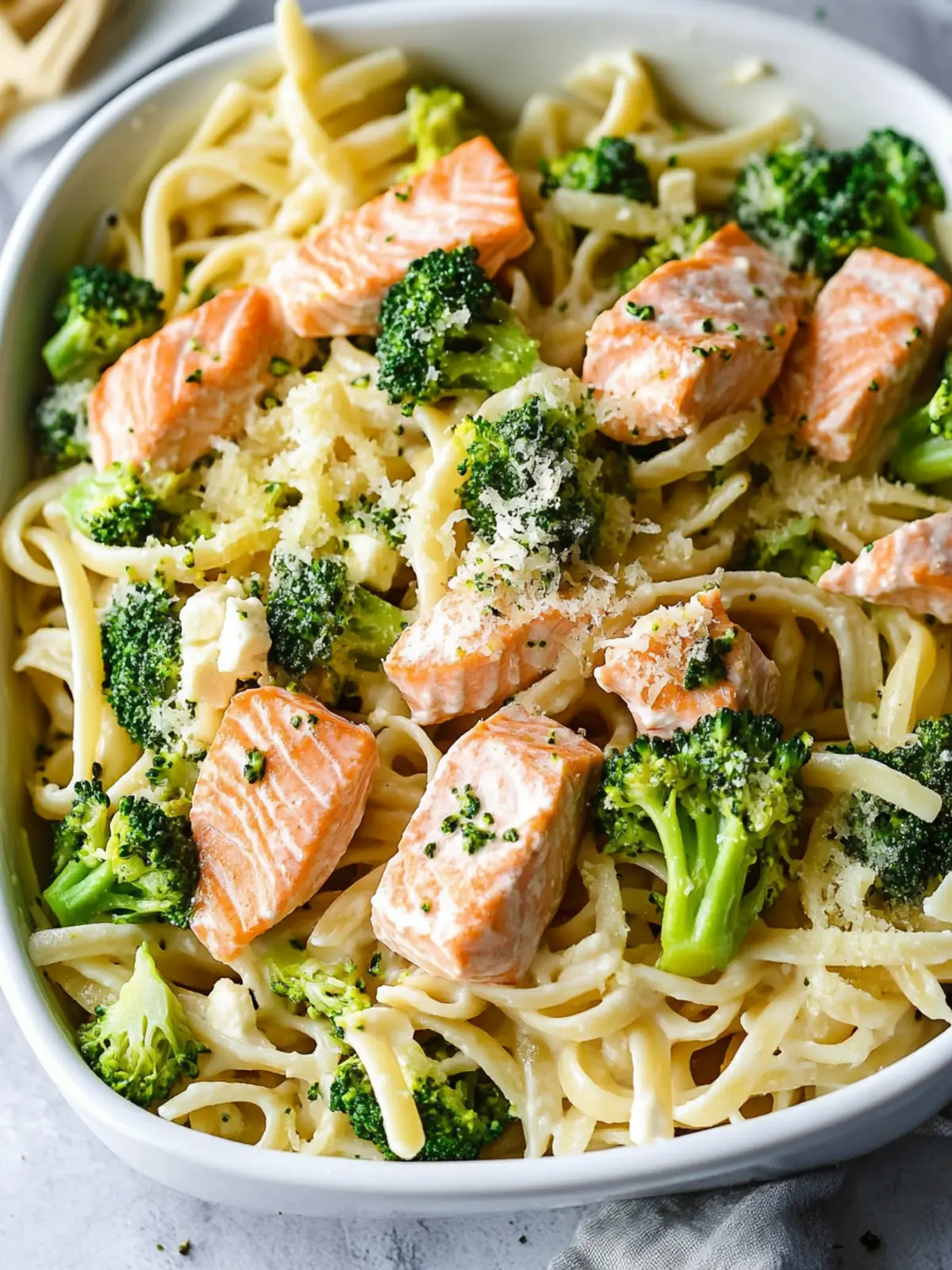 Savory Salmon and Broccoli Pasta Bake That's Pure Comfort 3 Salmon and Broccoli Pasta