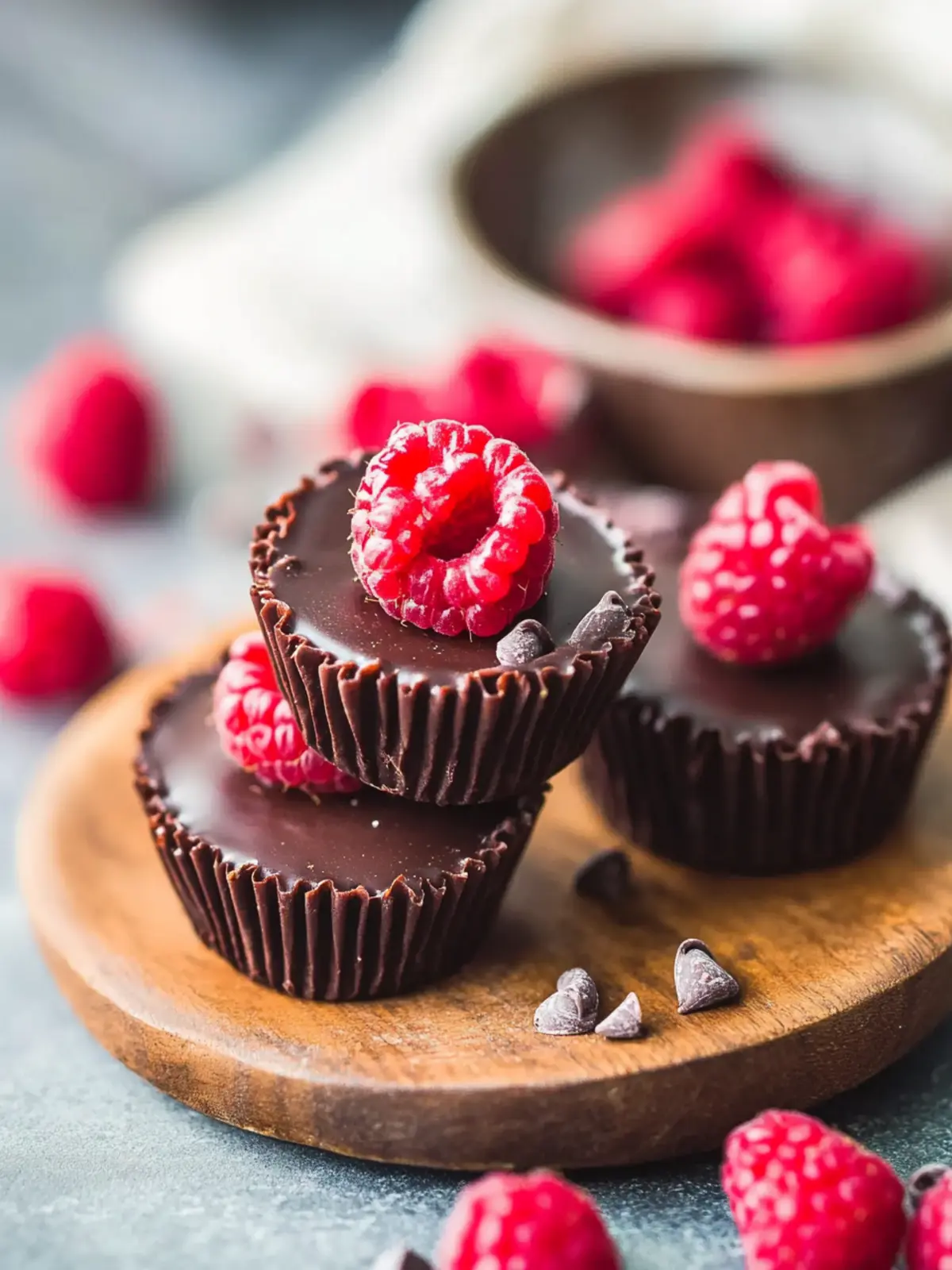 Decadent Chocolate Raspberry Cups for Sweet Indulgence 5 Chocolate Raspberry Cups