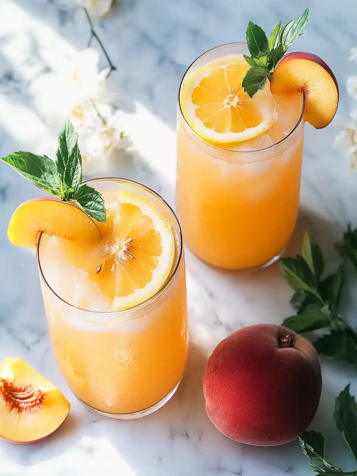 Refresh with Homemade Peach Lemonade That Dances on Your Palate 4 Peach Lemonade