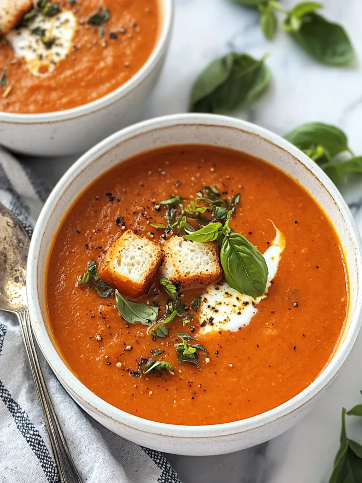 Ultimate Vegan Roasted Tomato Basil Soup for Cozy Nights 4 Roasted Tomato Basil Soup (vegan)