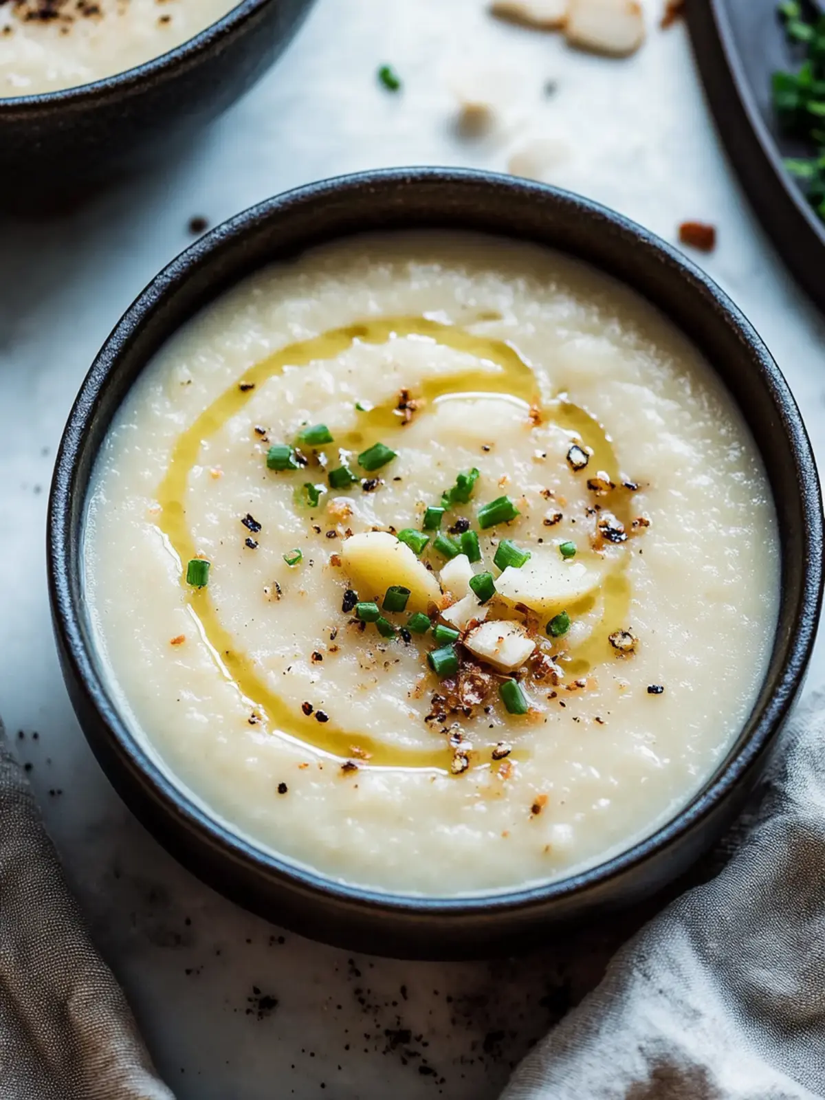 Savory Roasted Garlic Potato Soup to Warm Your Soul 4 Roasted Garlic Potato Soup