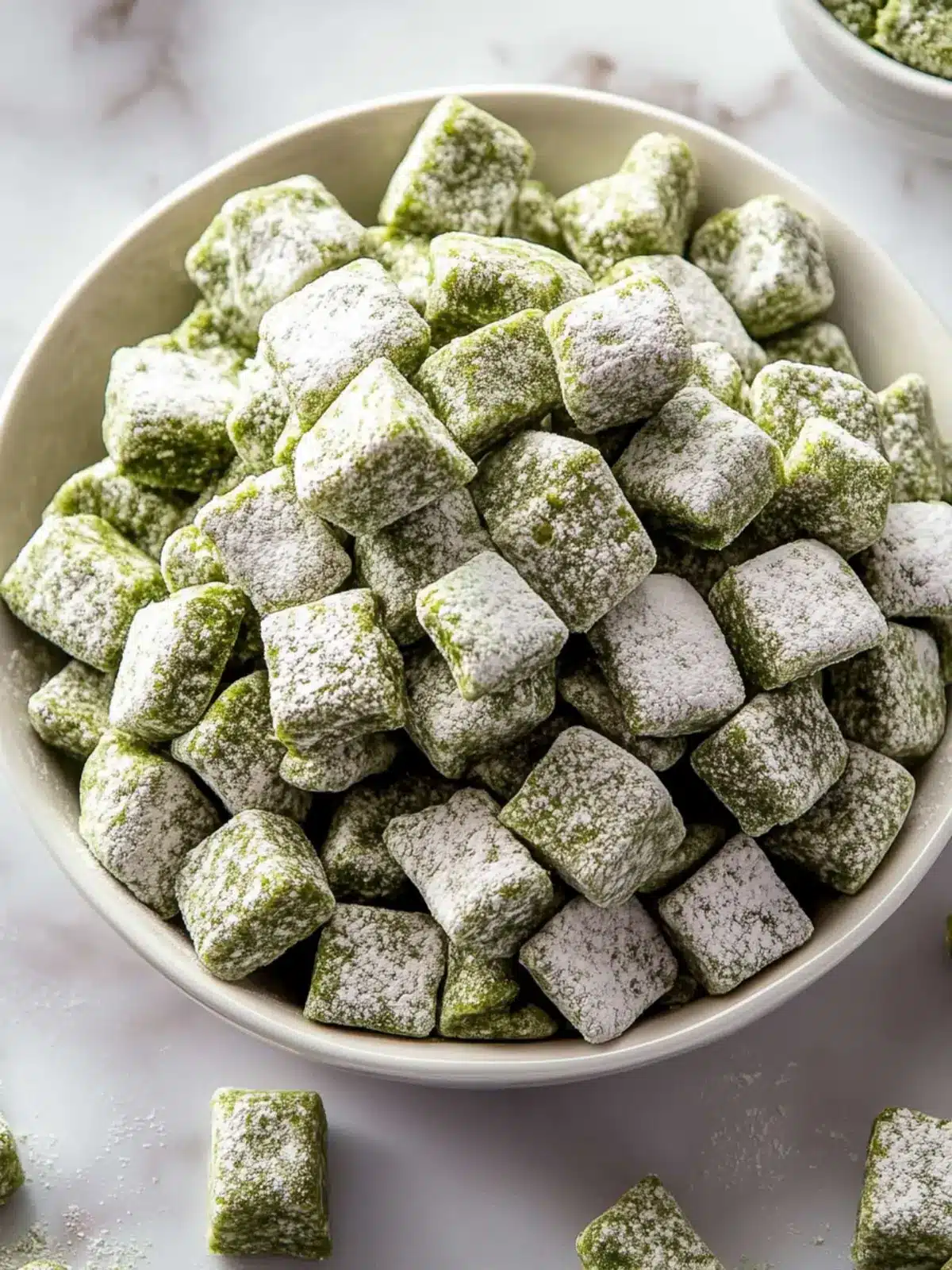 Deliciously Crunchy Matcha Puppy Chow for Sweet Snacking 3 Matcha Puppy Chow