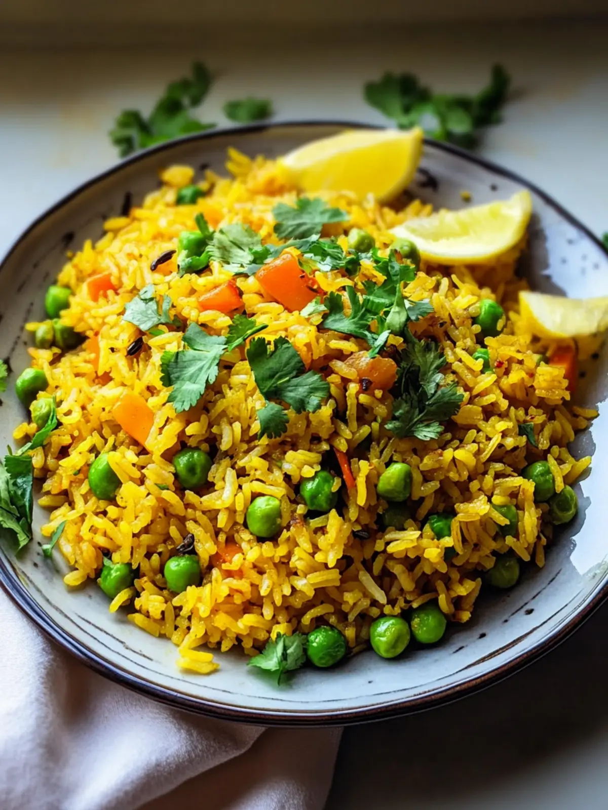Curry Spiced Fried Rice With Peas: A Colorful Weeknight Delight 2 Curry Spiced Fried Rice With Peas