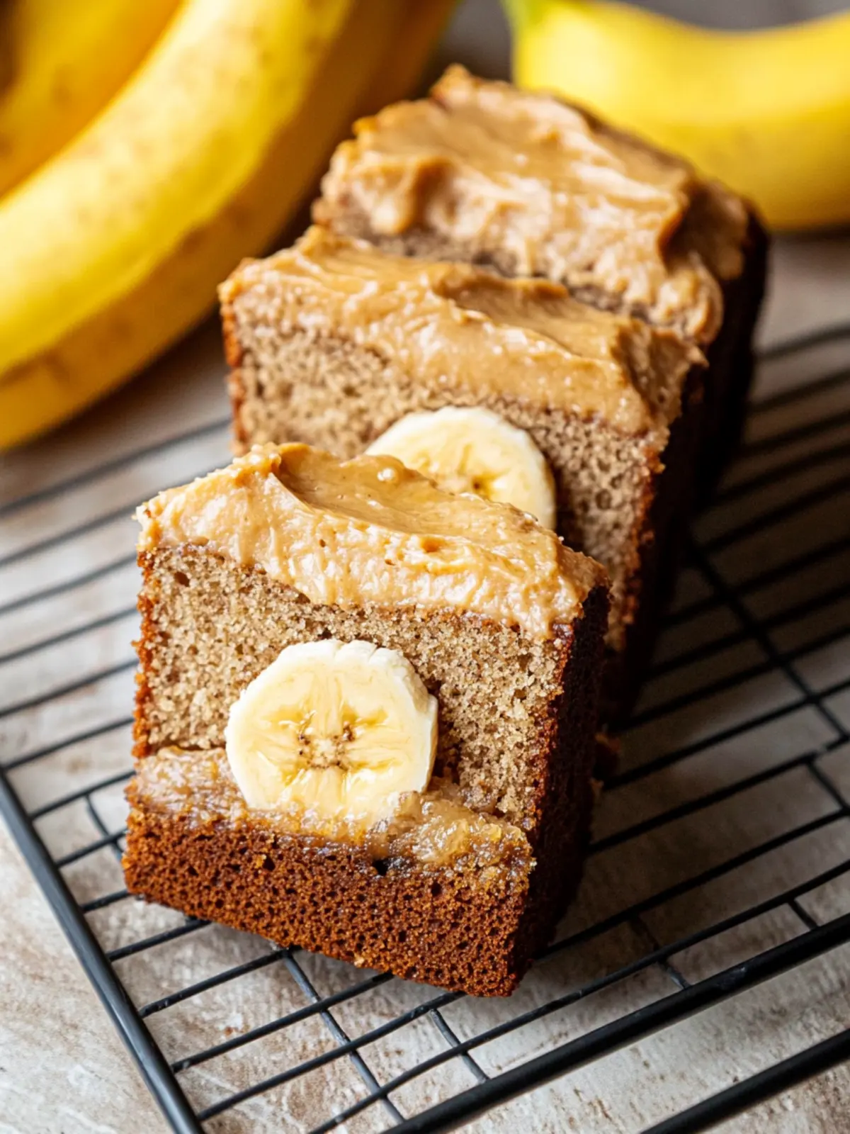Decadent Banana Snack Cake with Irresistible Peanut Butter Frosting 4 Banana Snack Cake