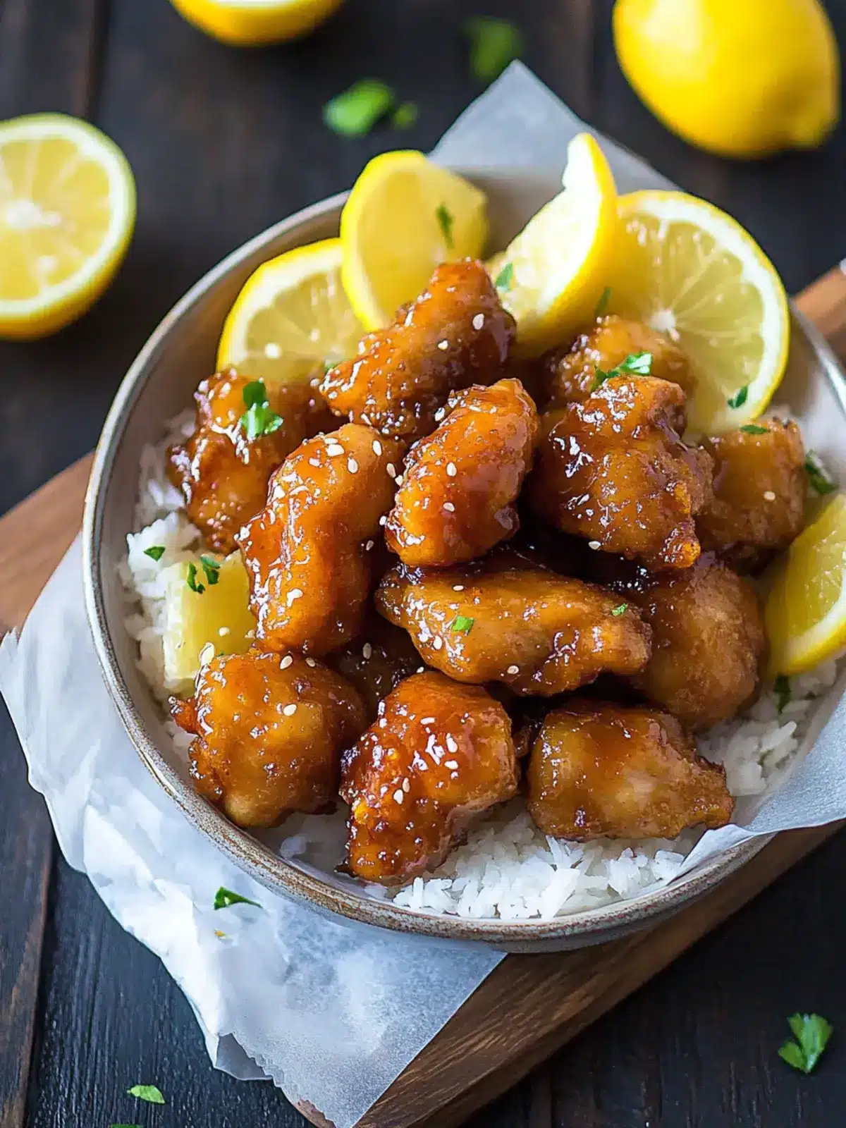Crispy Honey Lemon Chicken: Sweet Zest for Dinner Bliss 3 Crispy Honey Lemon Chicken