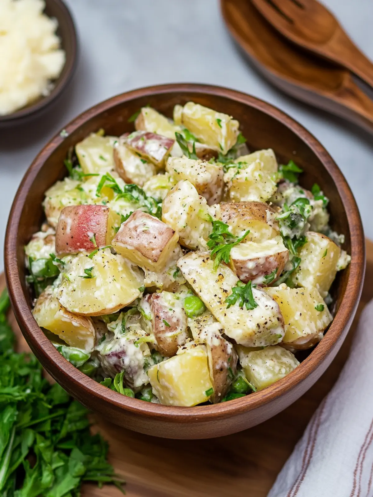 Tangy Caesar Potato Salad for a Flavorful Summer Side 2 Caesar Potato Salad