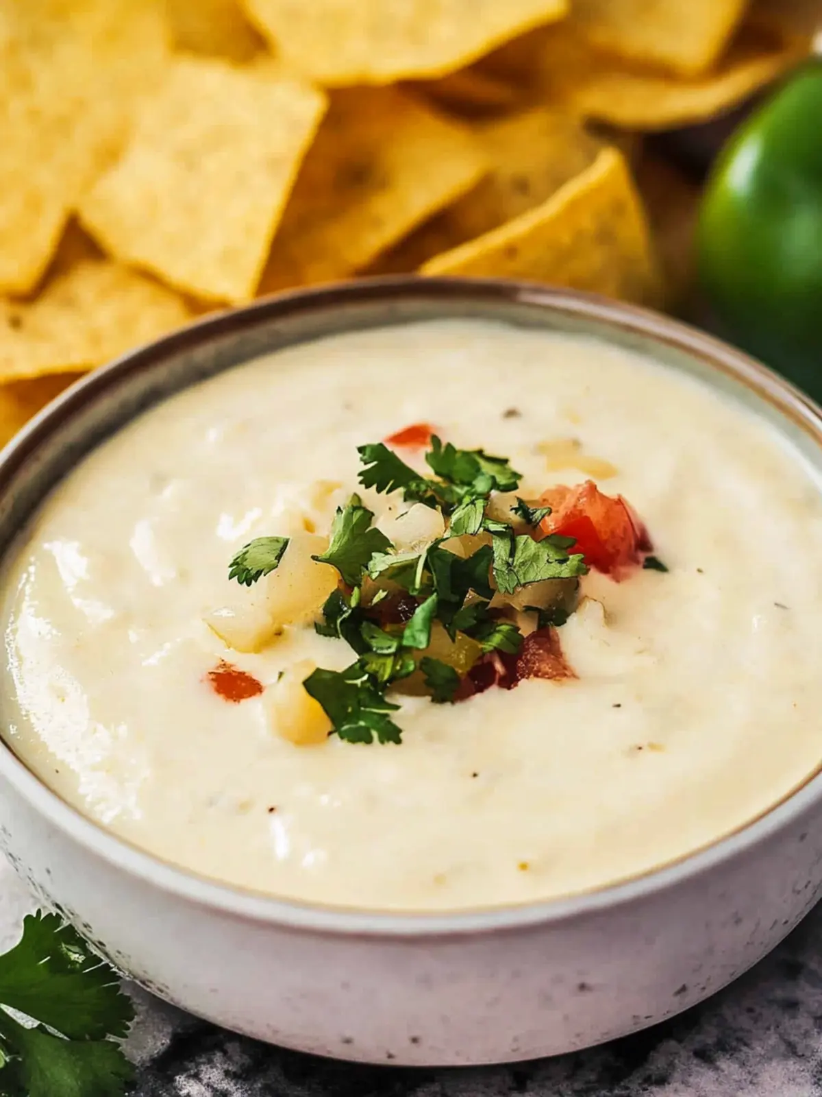 Creamy Easy White Queso Dip That Beats Takeout Any Day 2 Easy White Queso Dip