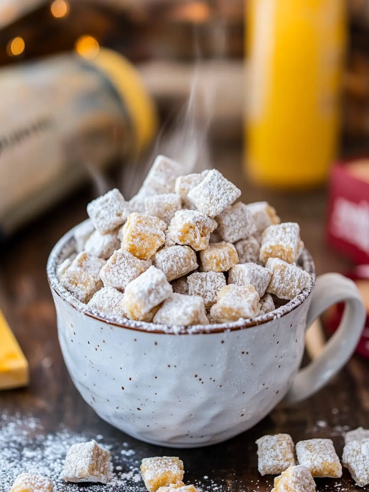 Delicious Harry Potter Butterbeer Muddy Buddies in 30 Minutes 3 Harry Potter Butterbeer Muddy Buddies