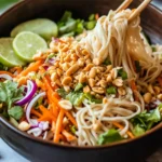 Easy Thai Peanut Noodles Salad for Flavorful Freshness 7 thai peanut noodles salad