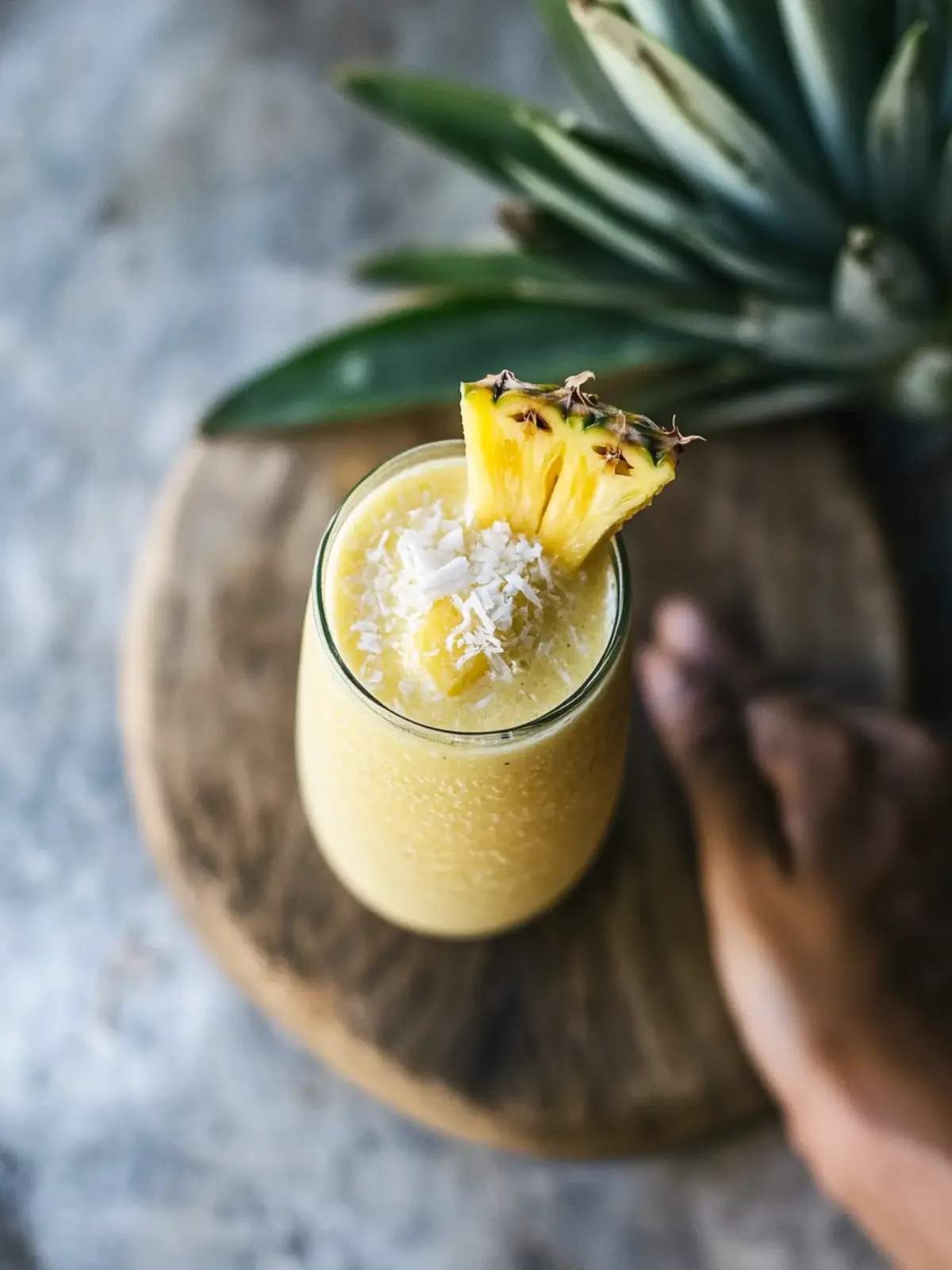 Revitalize Your Gut with Pineapple Coconut Smoothie Delight 4 Gut Health Smoothies Pineapple Coconut Gut Health Smoothie