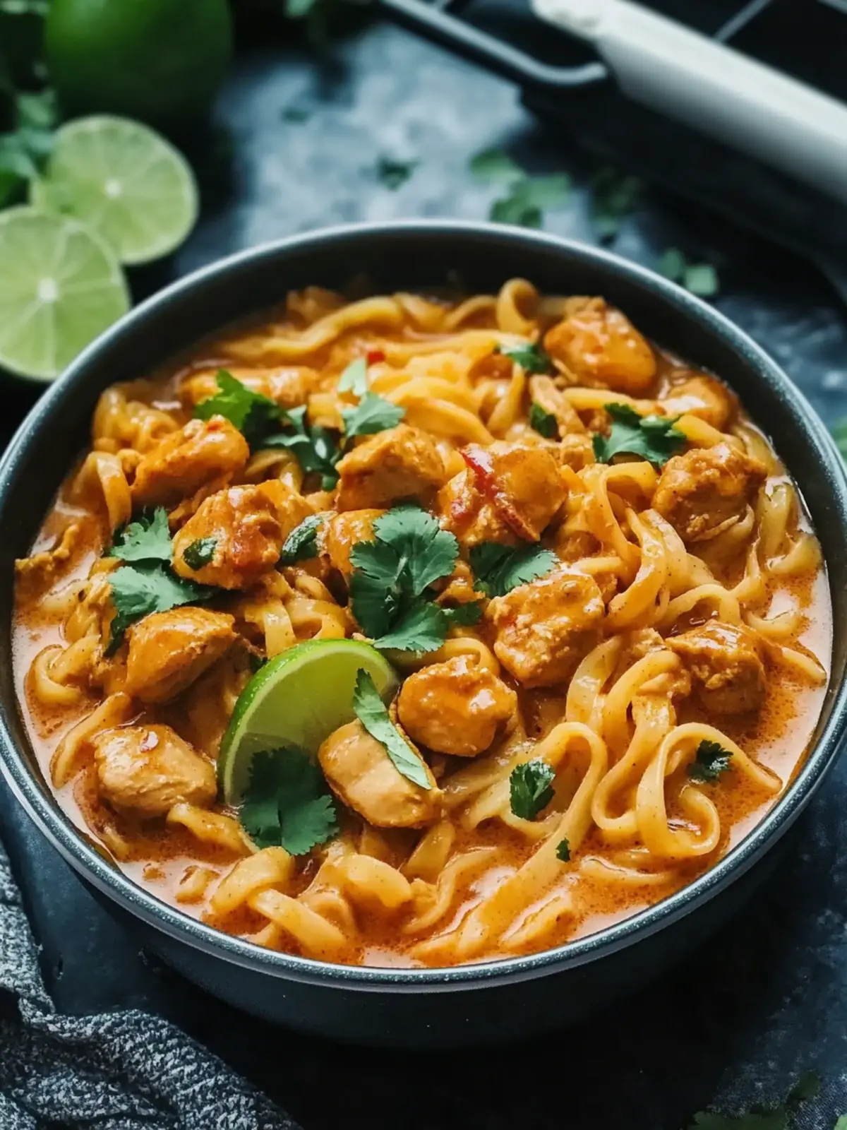 Savor Thai-Inspired Coconut Red Curry Chicken Udon Tonight 5 Thai-Inspired Coconut Red Curry Chicken Udon