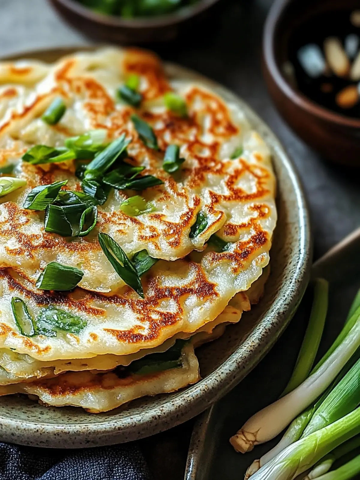 Crispy Rice Paper Scallion Pancakes: Your New Favorite Snack 4 Crispy Rice Paper Scallion Pancakes