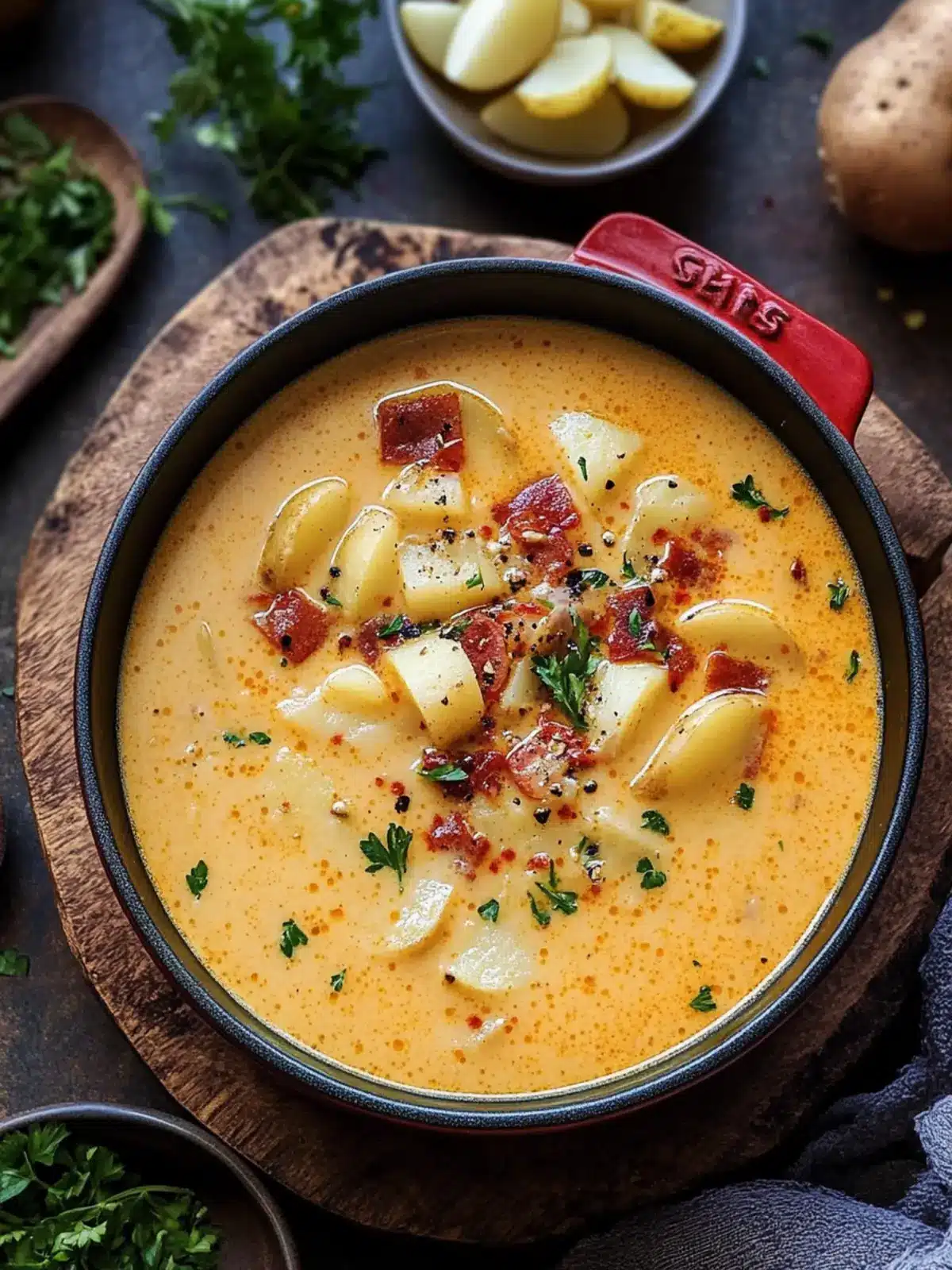 Savory Cajun Potato Soup that Warms Your Soul 3 Cajun Potato Soup
