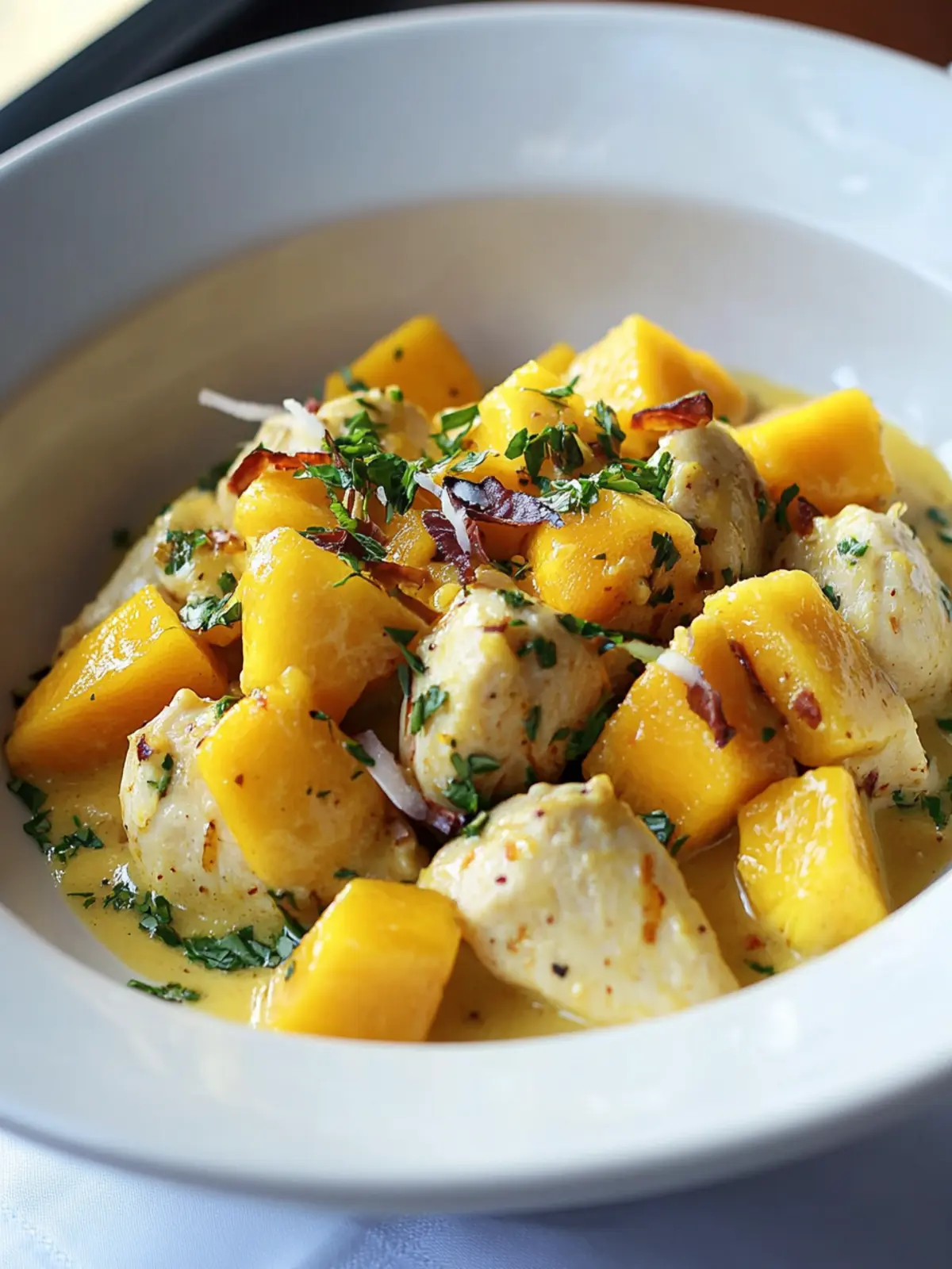Delicious Tropical Mango Coconut Chicken for a Flavor Escape 4 Tropical Mango Coconut Chicken