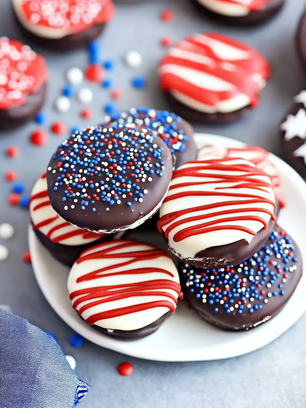 Delicious 4th of July Chocolate Covered Oreos to WOW Guests 3 4th of July Chocolate Covered Oreos