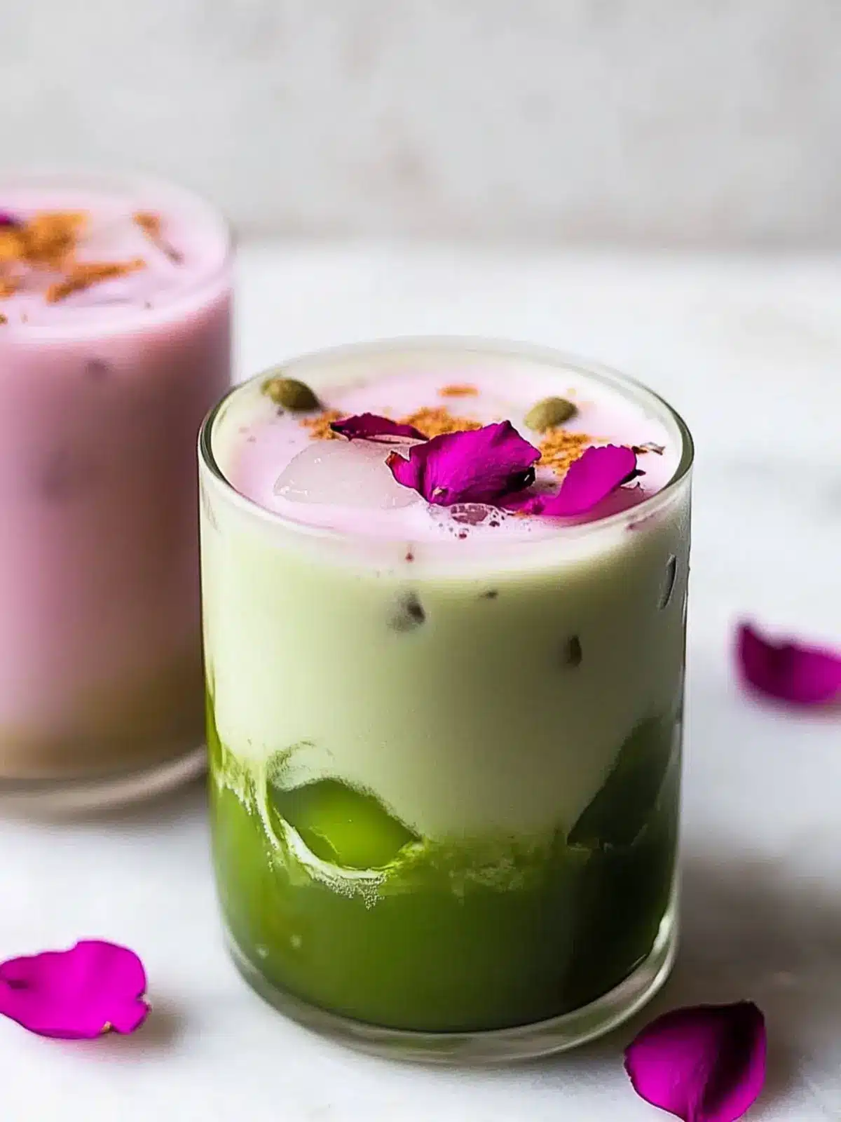 Iced Matcha Rose Latte: A Refreshing Sip of Serenity 5 Iced Matcha Rose Latte