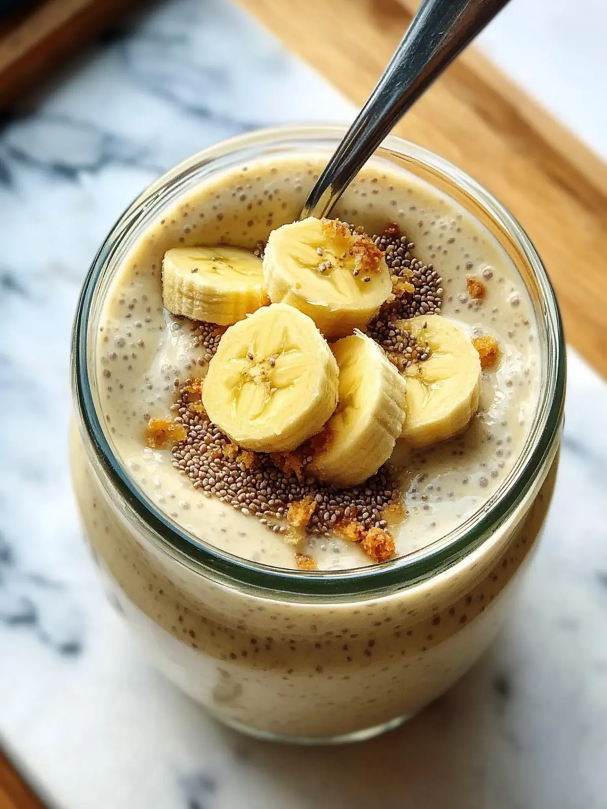 Magical Banana Cream Pie Blended Chia Pudding in 5 Minutes 5 Magical Banana Cream Pie Blended Chia Pudding in 5 Minutes