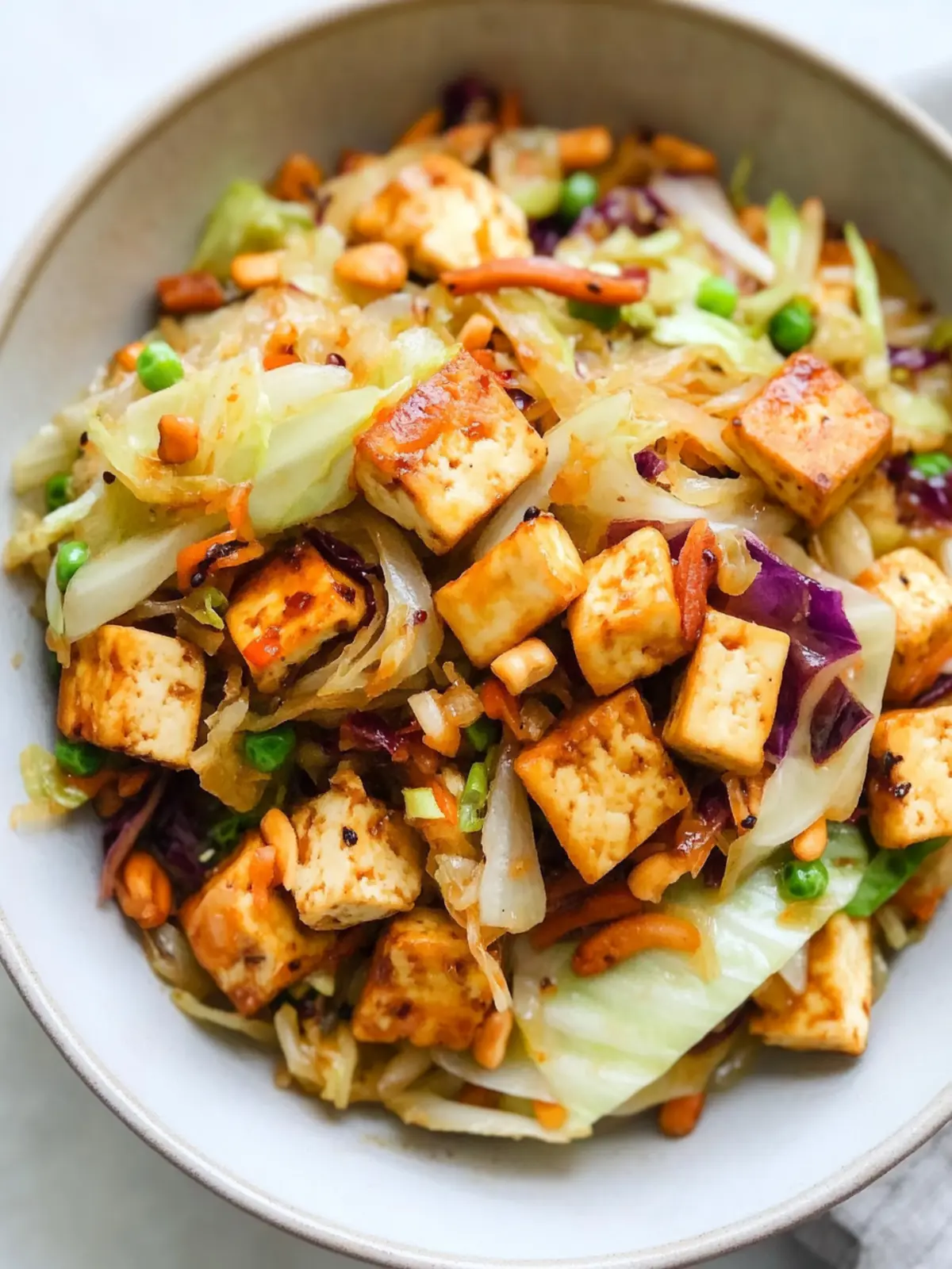 High Protein Easy Cabbage Tofu Stir-Fry for Busy Nights 3 High Protein Easy Cabbage Tofu Stir-Fry
