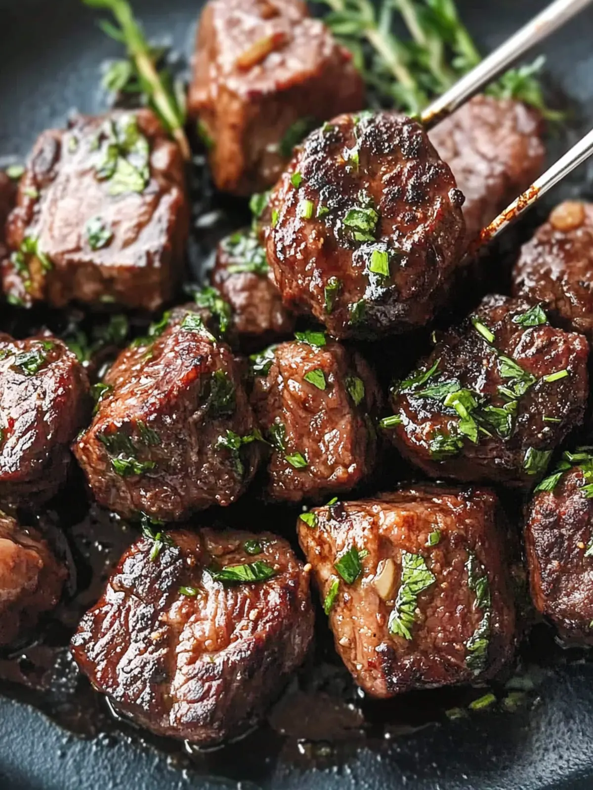 Delicious Air Fryer Steak Bites Bursting with Garlic Flavor 4 Air Fryer Steak Bites